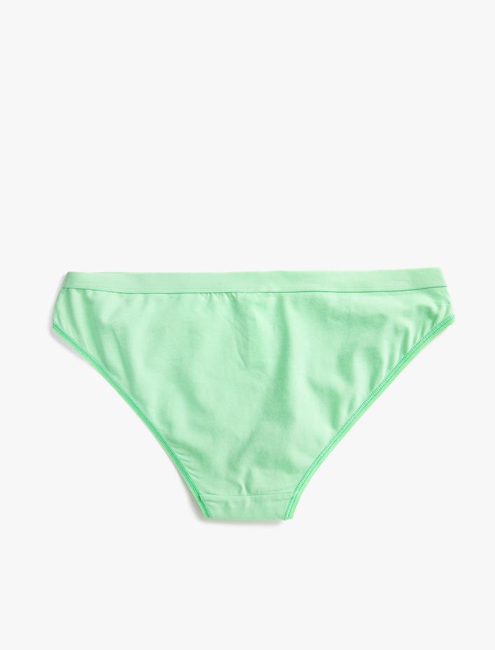  Pamuklu Brief Külot Baskılı