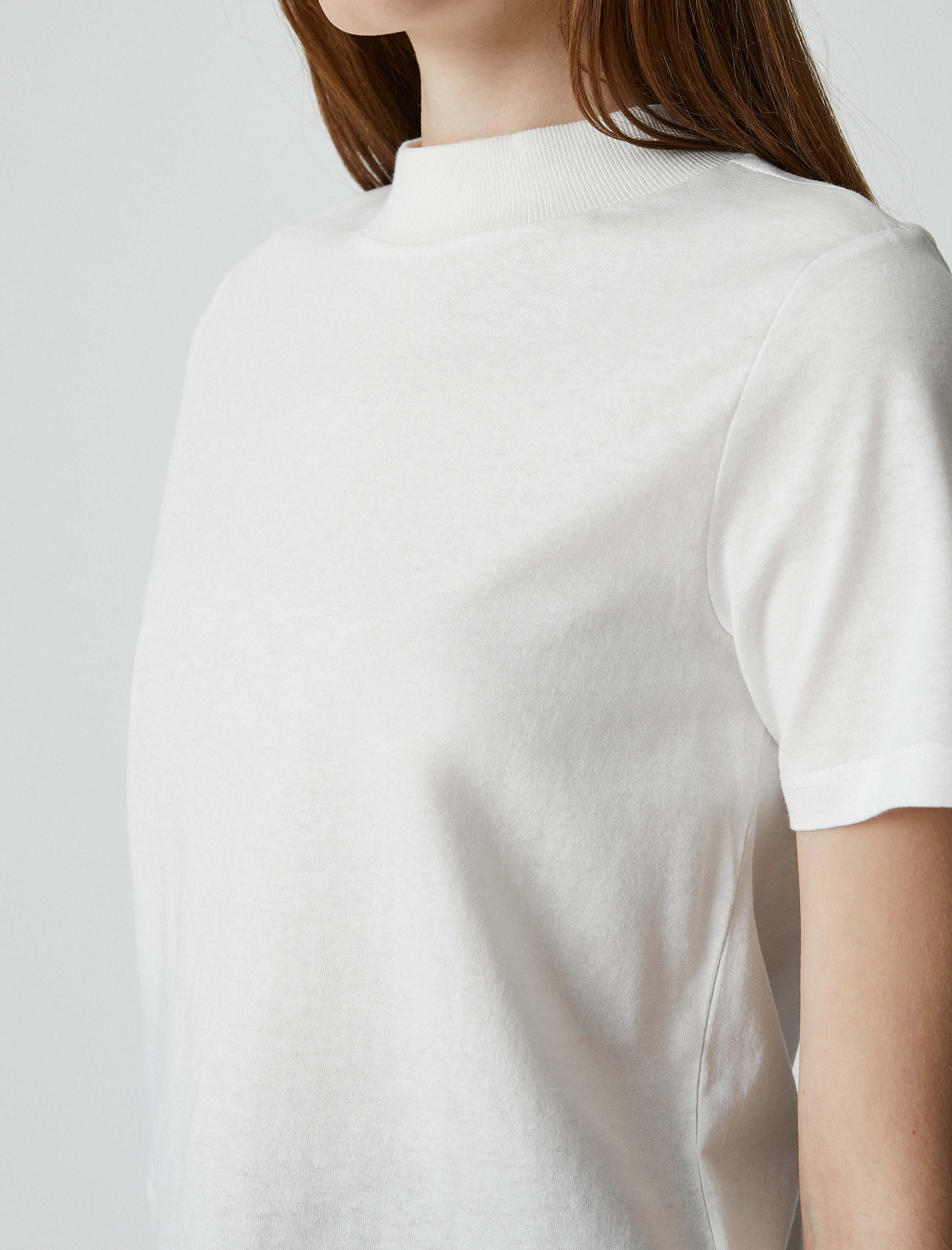   Basic Tişört Bisiklet Yaka Kısa Kollu Normal Kesim