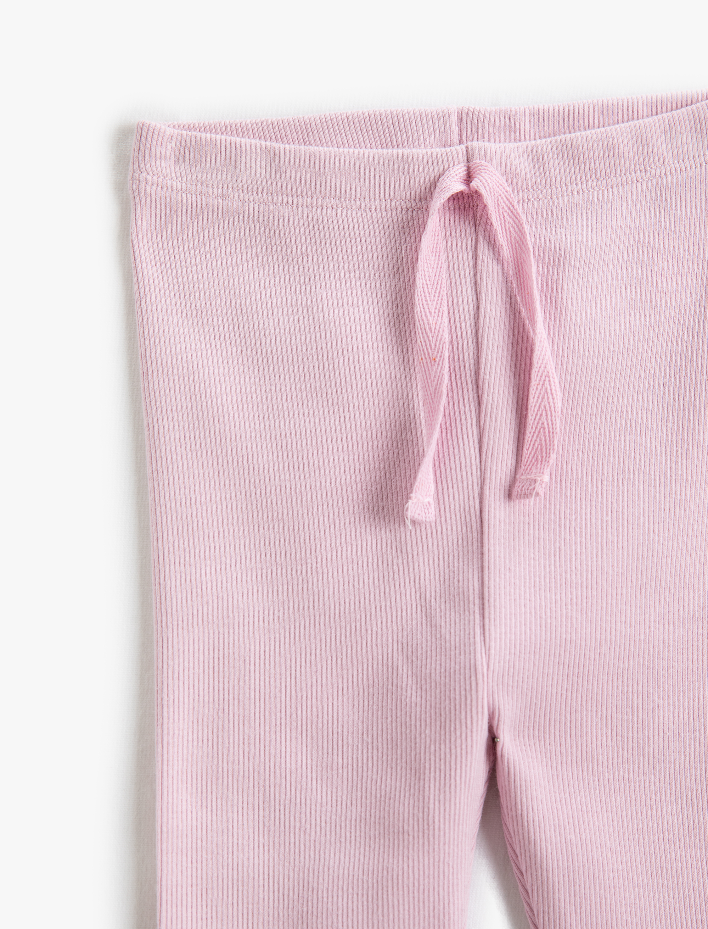  Kız Bebek Fitilli Basic Tayt Beli Lastikli