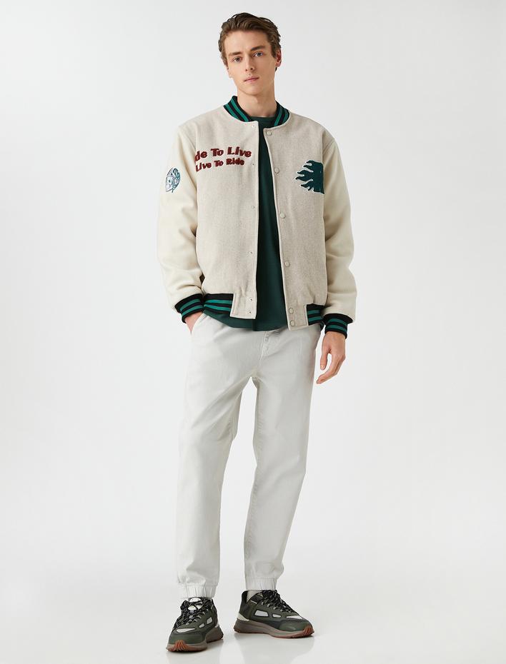  Jogger Pantolon Beli Bağcıklı Cep Detaylı