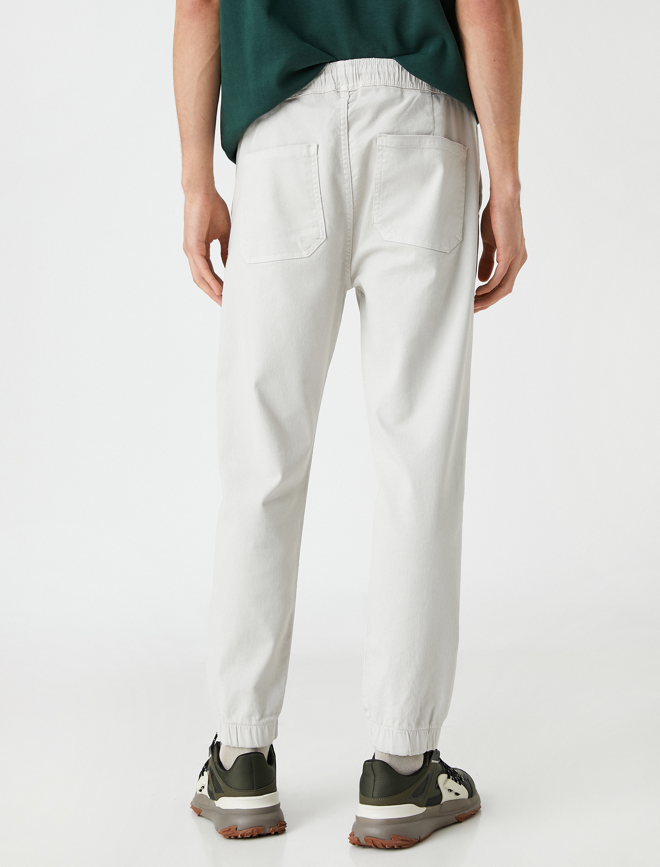   Jogger Pantolon Beli Bağcıklı Cep Detaylı