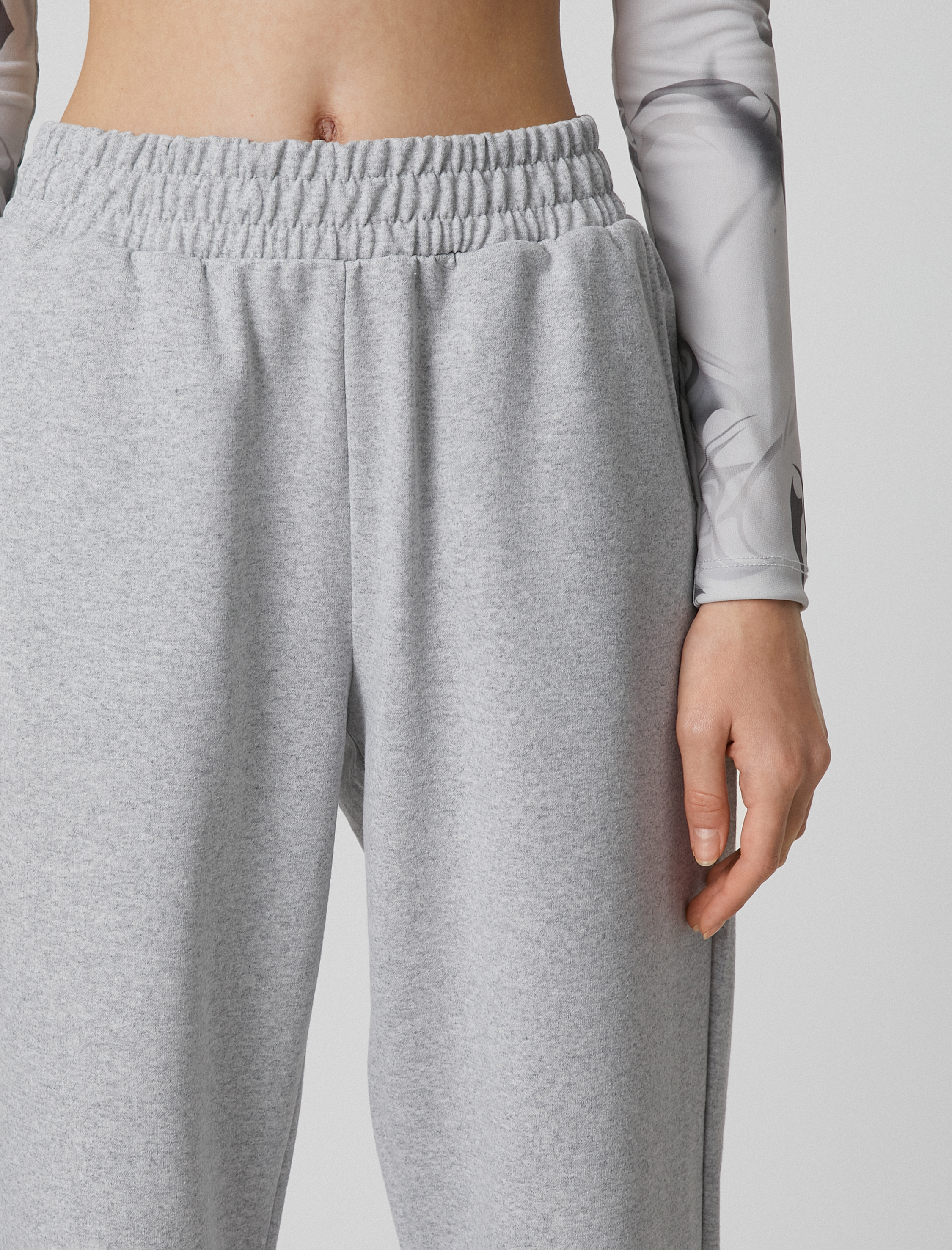   Jogger Eşofman Altı Cep Detaylı Beli Paçası Lastikli