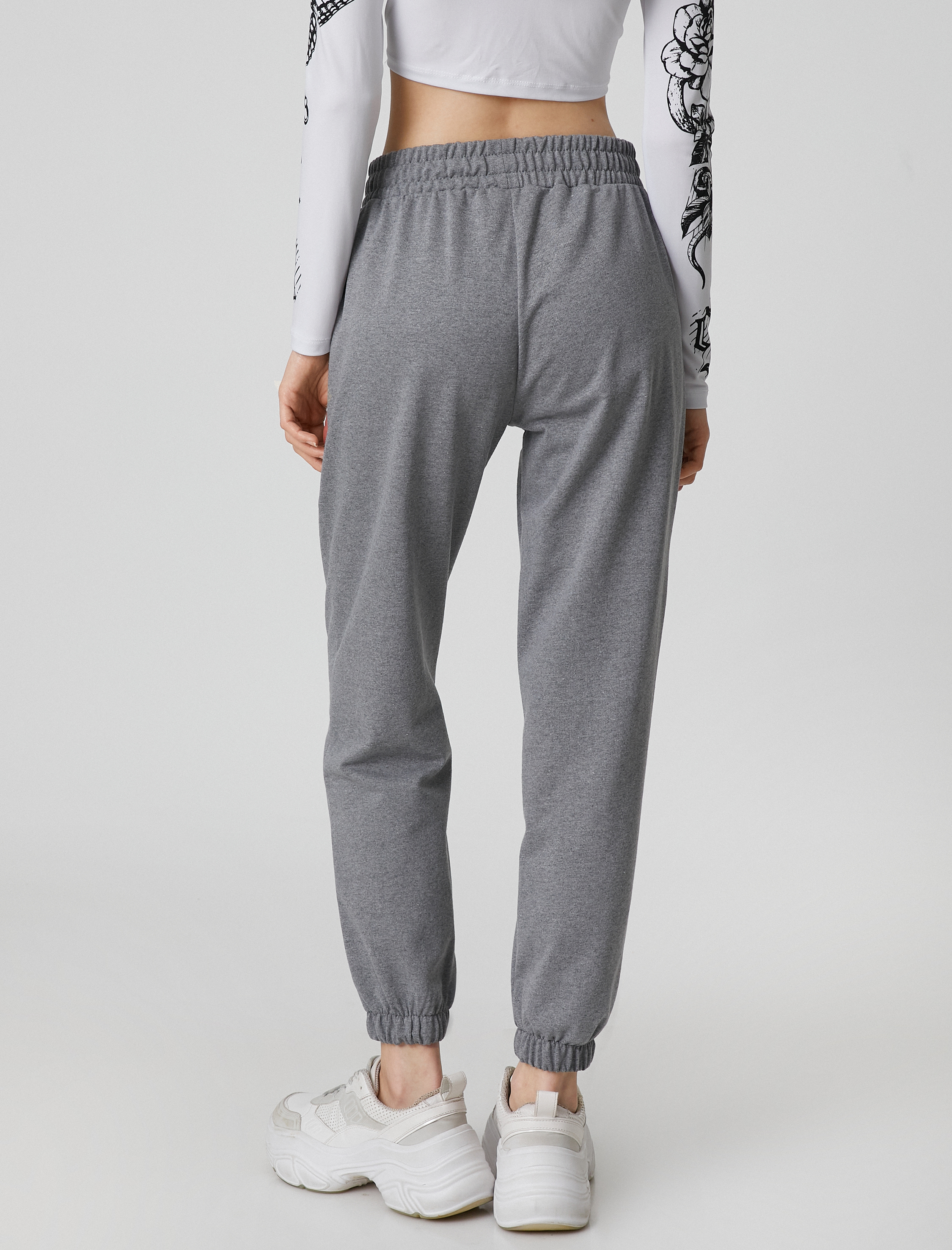   Jogger Eşofman Altı Cep Detaylı Beli Paçası Lastikli