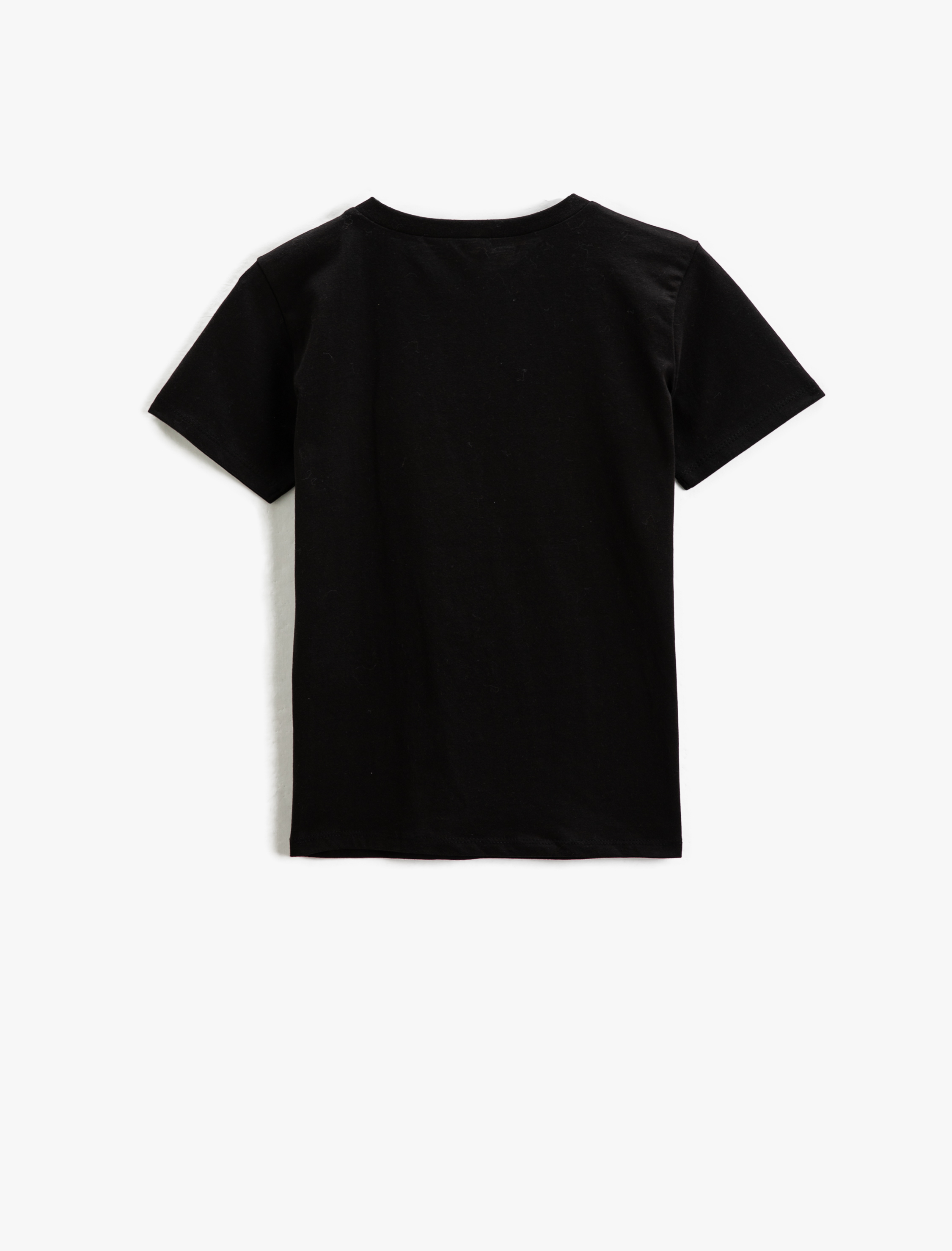  Erkek Çocuk Dinozor Baskılı Kısa Kollu Tişört Bisiklet Yaka