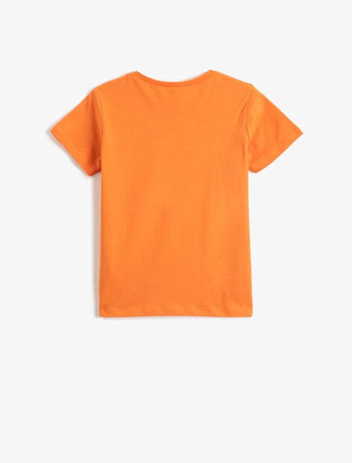 Erkek Çocuk Basic Kısa Kollu Tişört Bisiklet Yaka Pamuklu