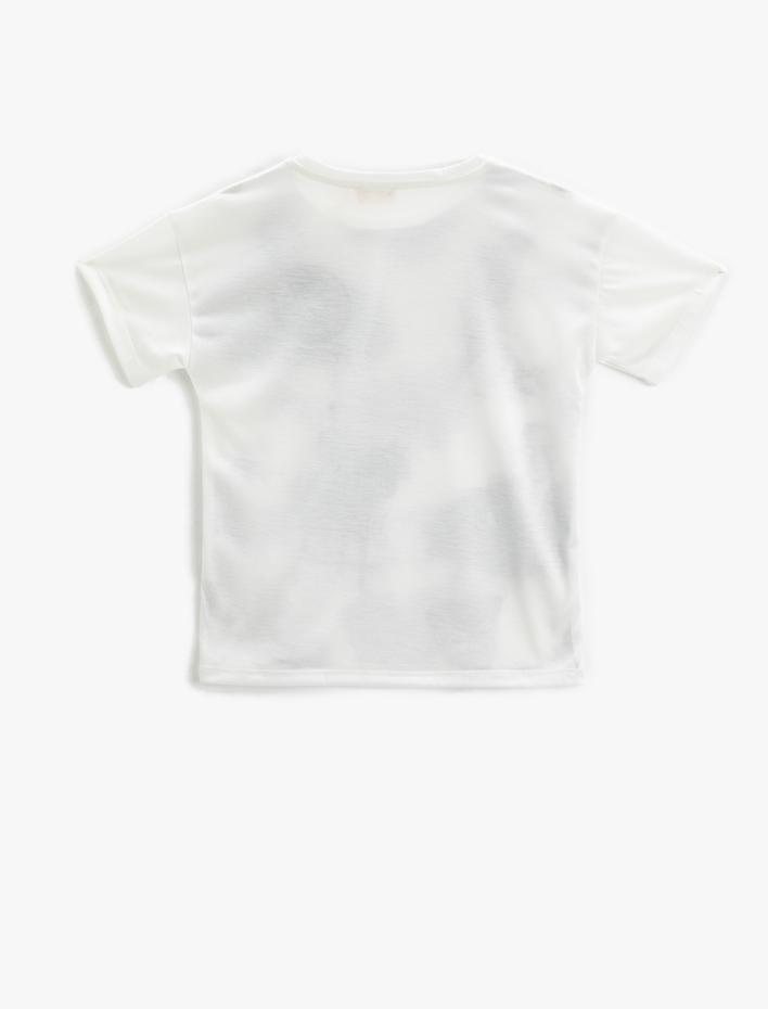 Erkek Çocuk Atatürk Baskılı Tişört Kısa Kollu Bisiklet Yaka