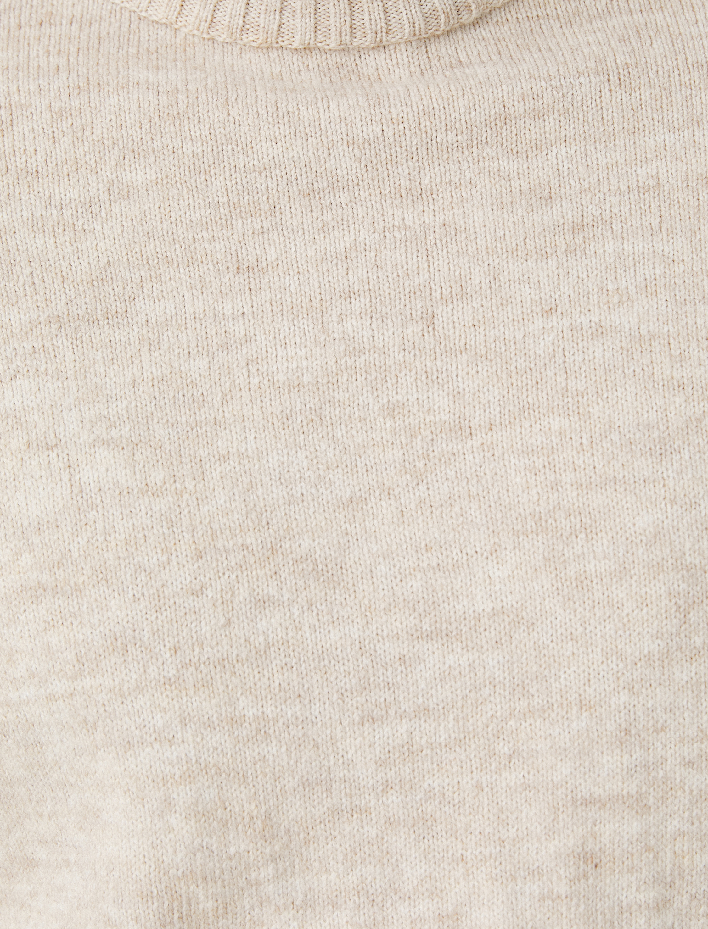   Basic Triko Kazak Yarım Balıkçı Yaka