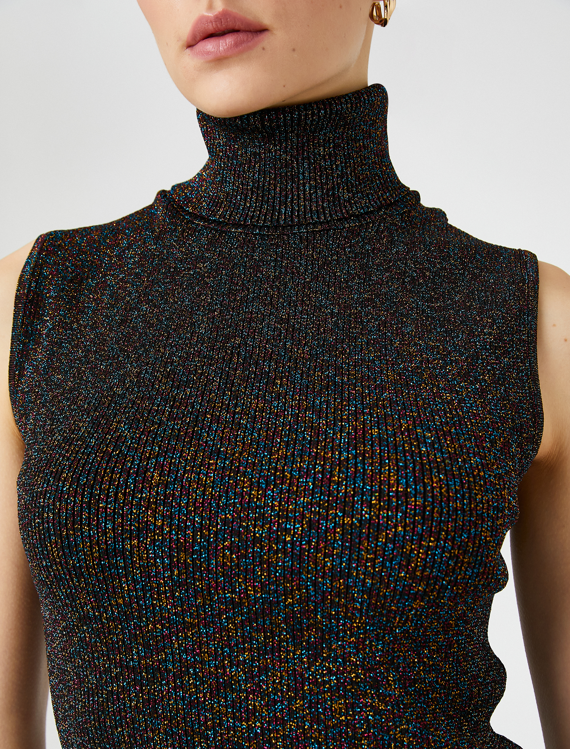   Simli Triko Atlet Balıkçı Yaka