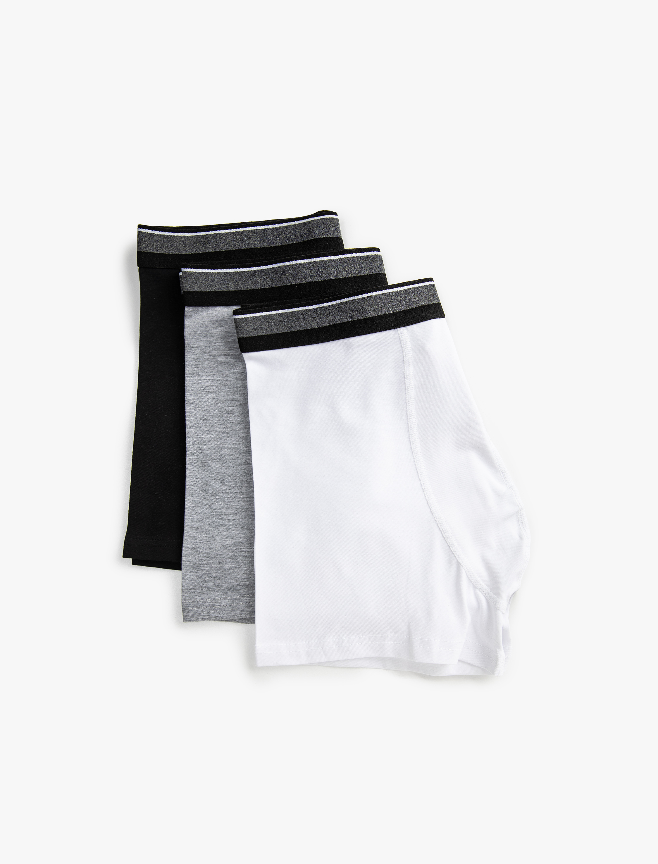   Basic 3'lü Boxer Seti Beli Lastikli