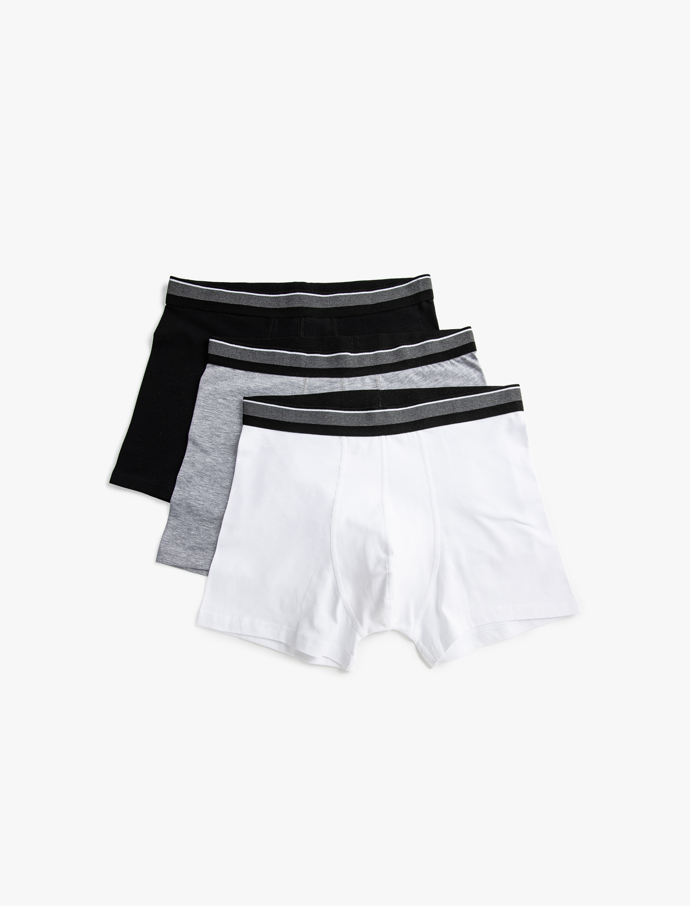  Basic 3'lü Boxer Seti Beli Lastikli