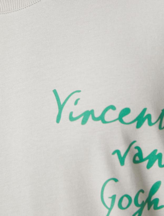   Vincent Van Gogh Oversize Tişört Lisanslı Baskılı