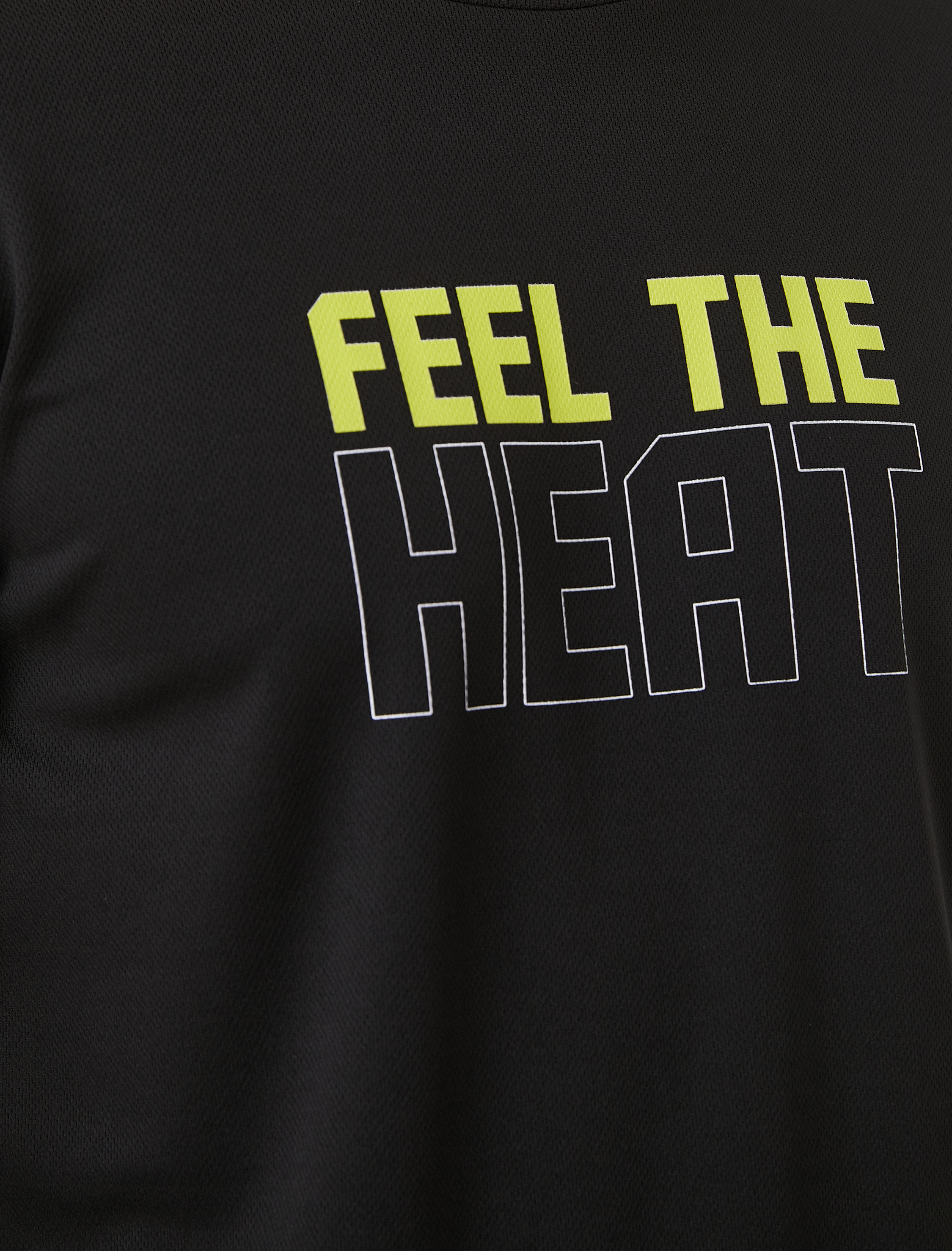   Spor Tişört Slogan Baskılı Bisiklet Yaka Kısa Kollu Nefes Alan Kumaş