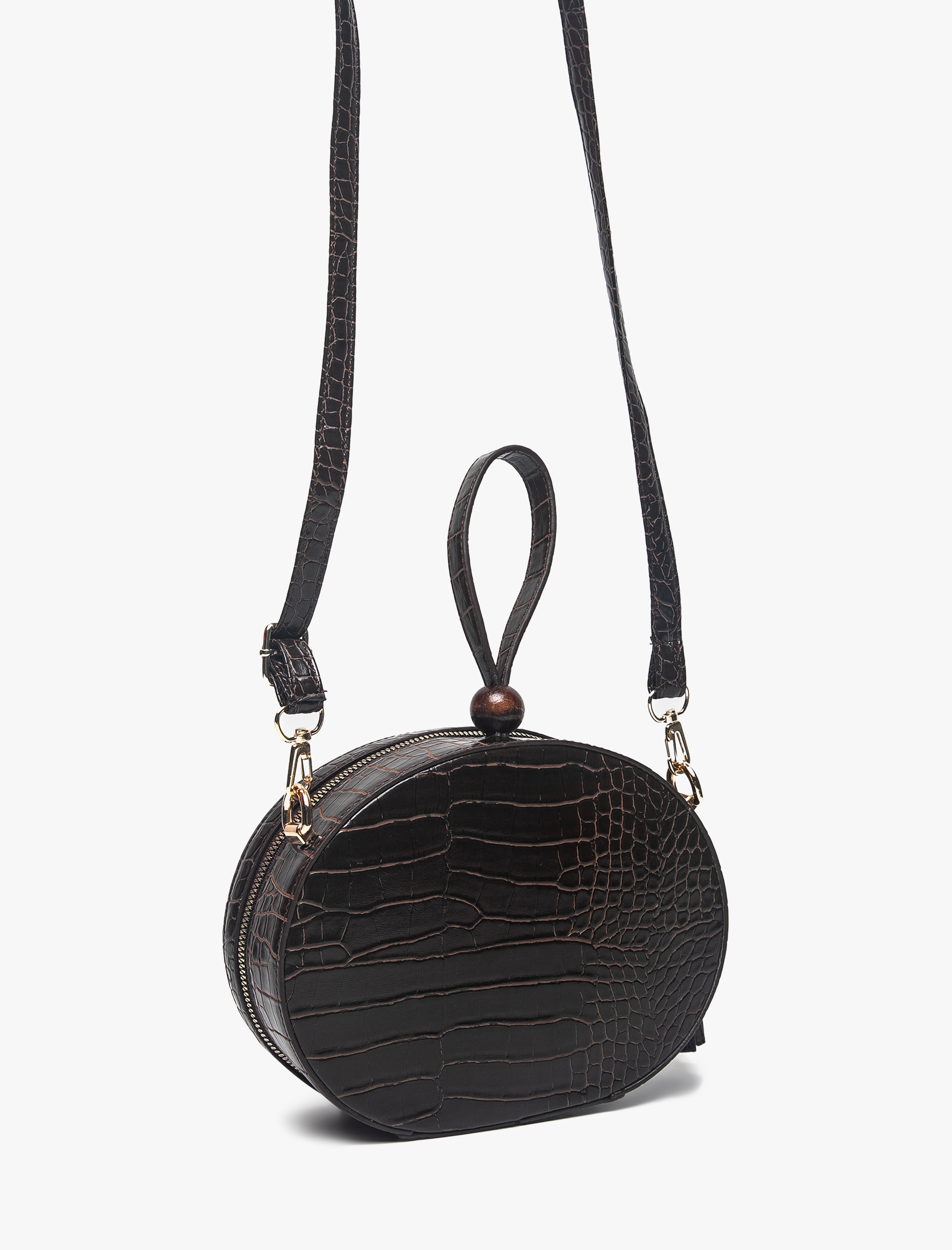  Kadın Omuz Çantası Suni Deri Fermuar Kapama