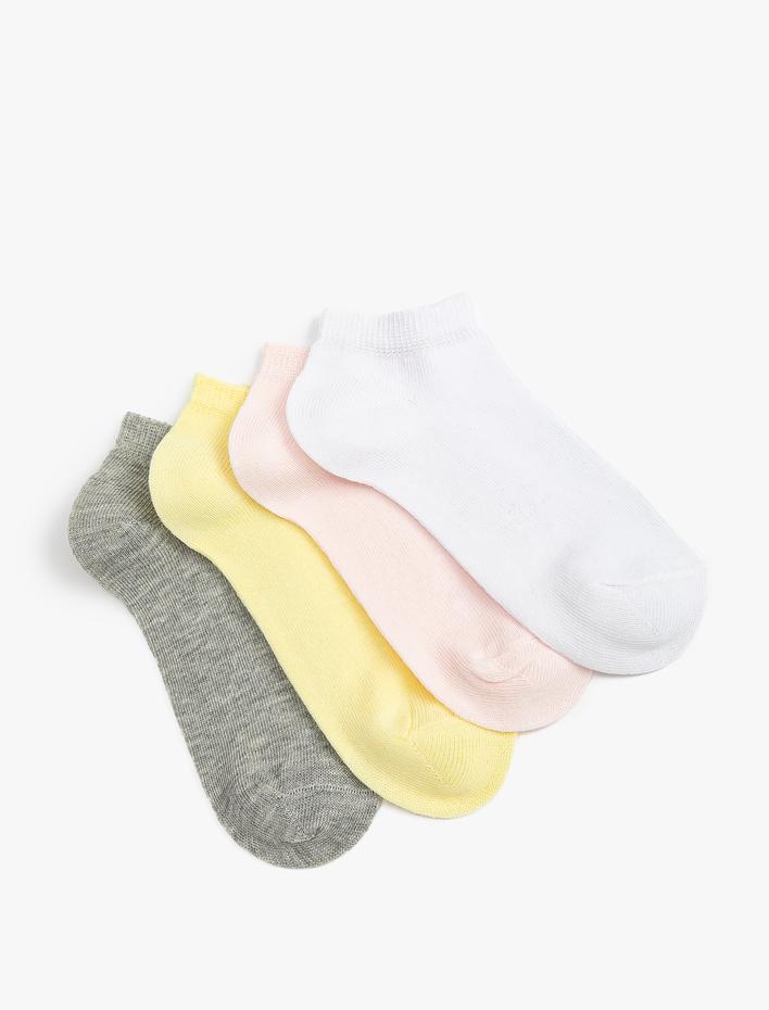 Kız Çocuk 4'lü Basic Çorap Paketi
