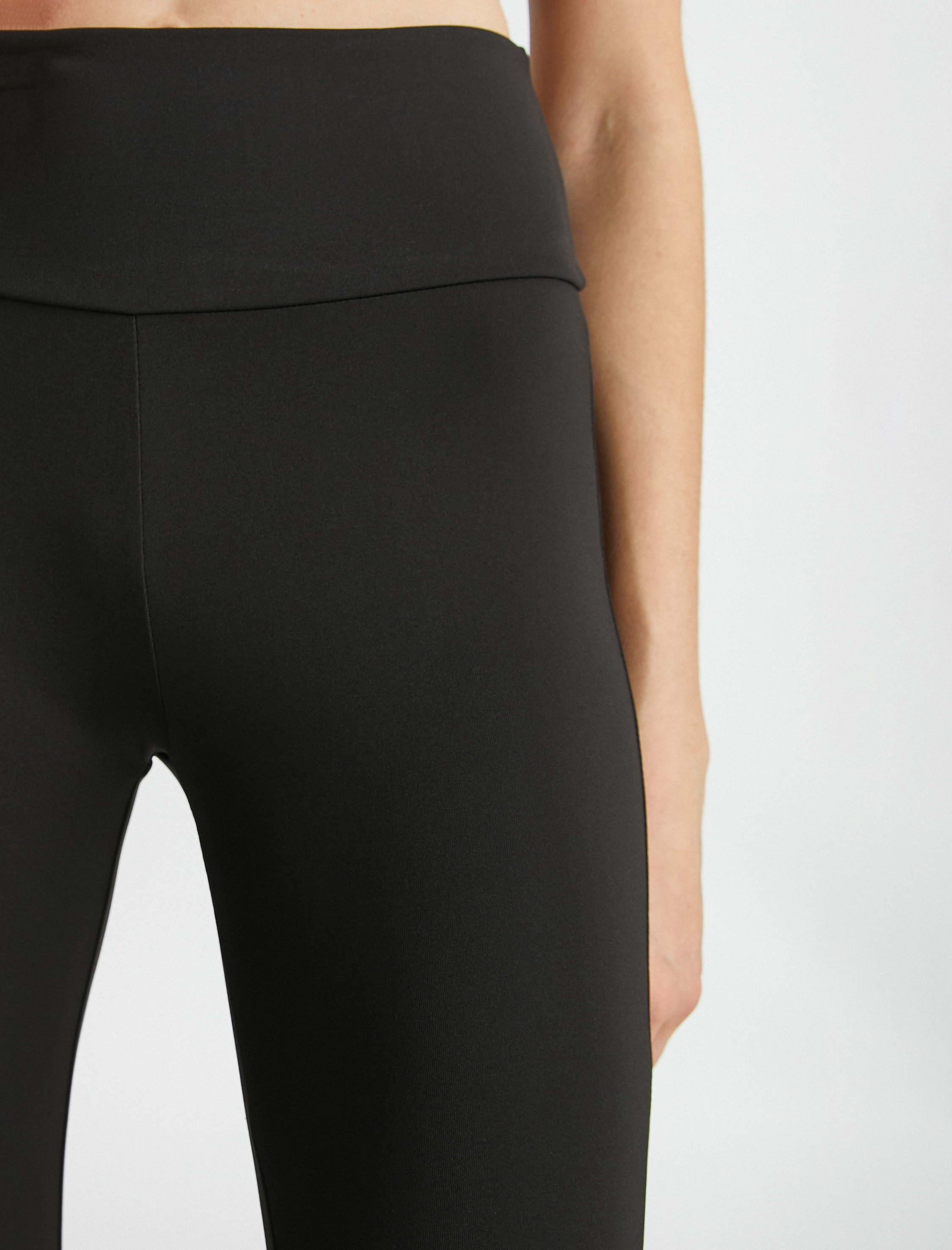   İspanyol Paça Tayt Yüksek Bel