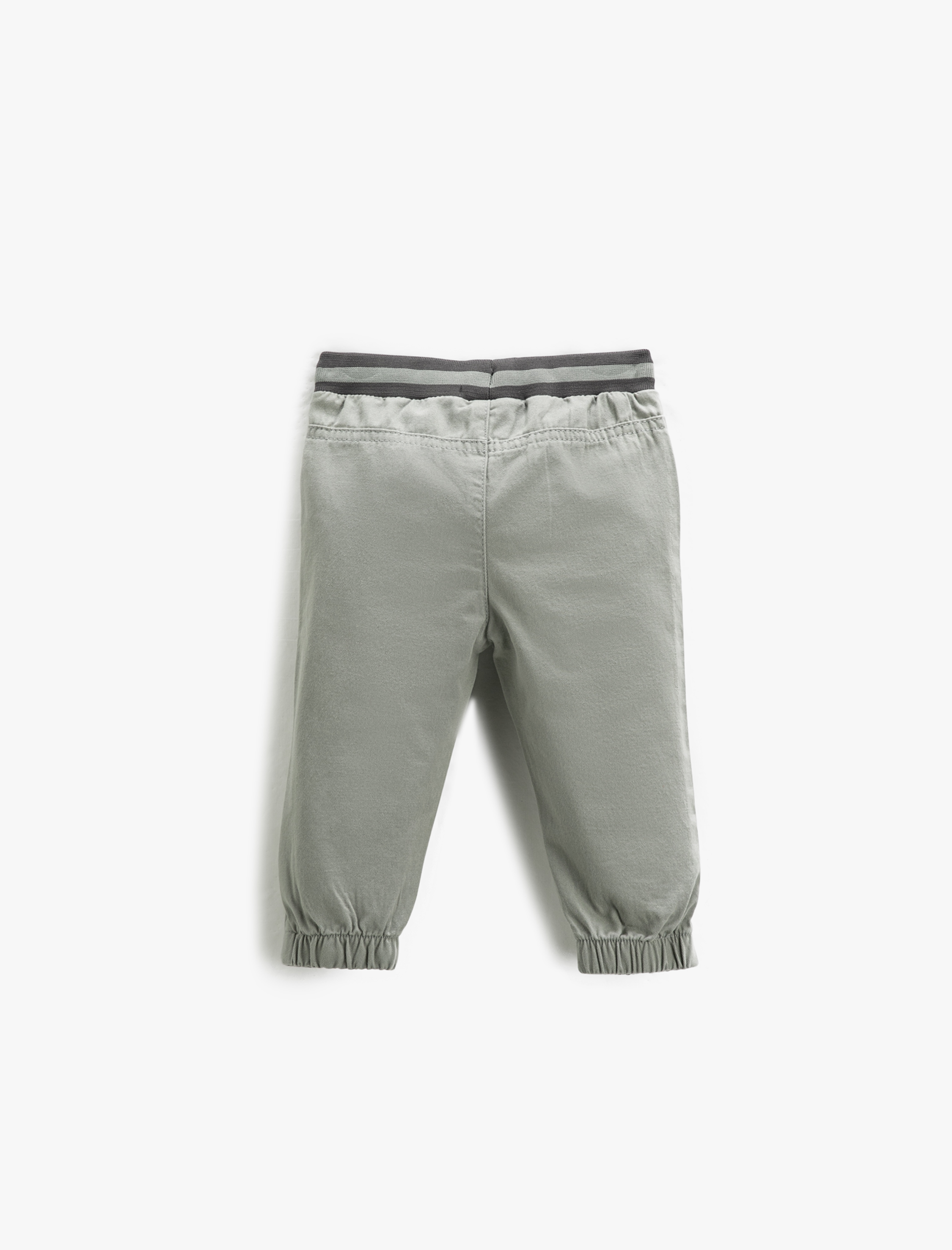  Erkek Bebek Basic Jogger Pantolon Cepli Beli Bağlamalı Pamuklu