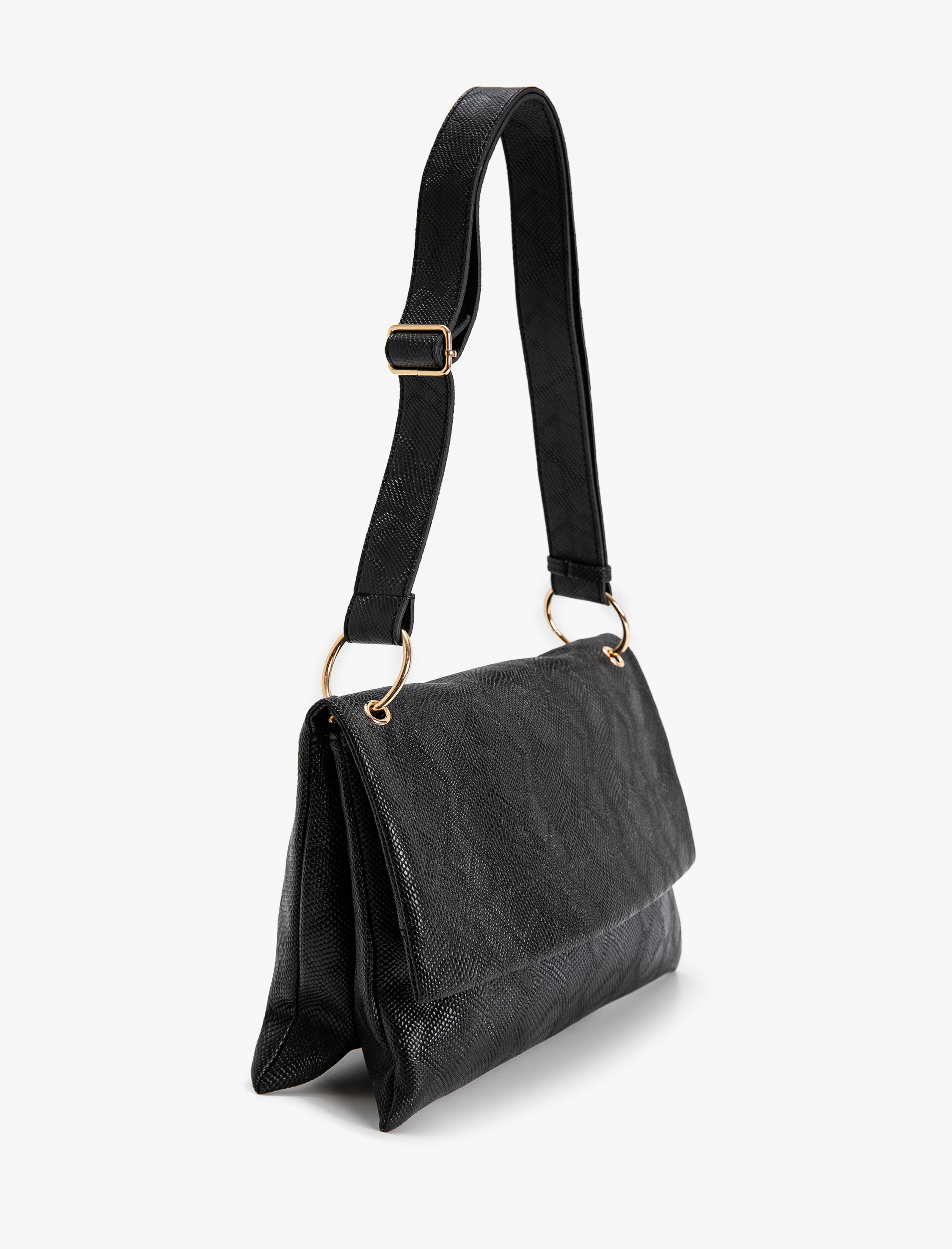  Kadın Postacı Çantası Suni Deri Kalın Askılı