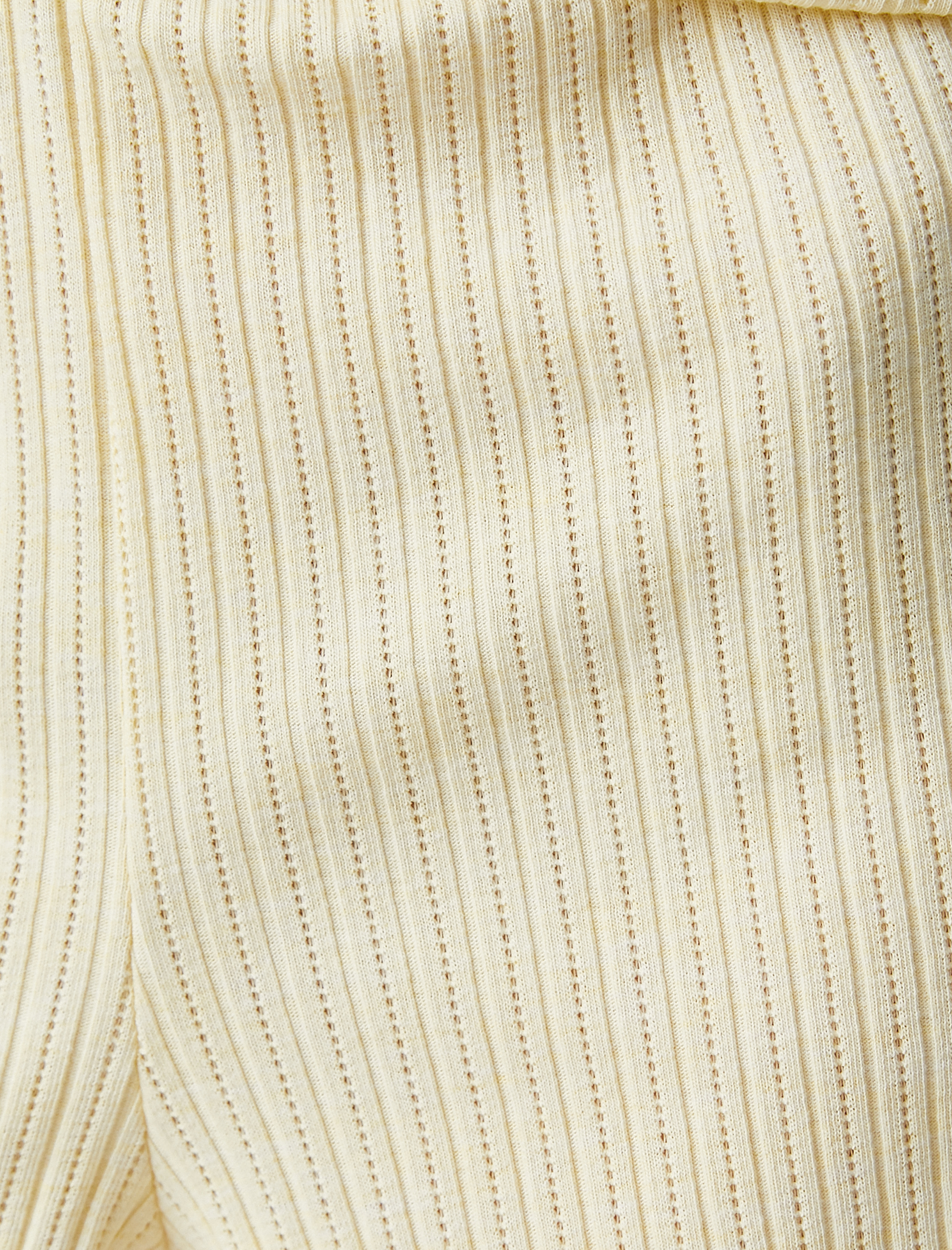 Pijama Altı Şort Beli Lastikli Dokulu Bağlama Detaylı