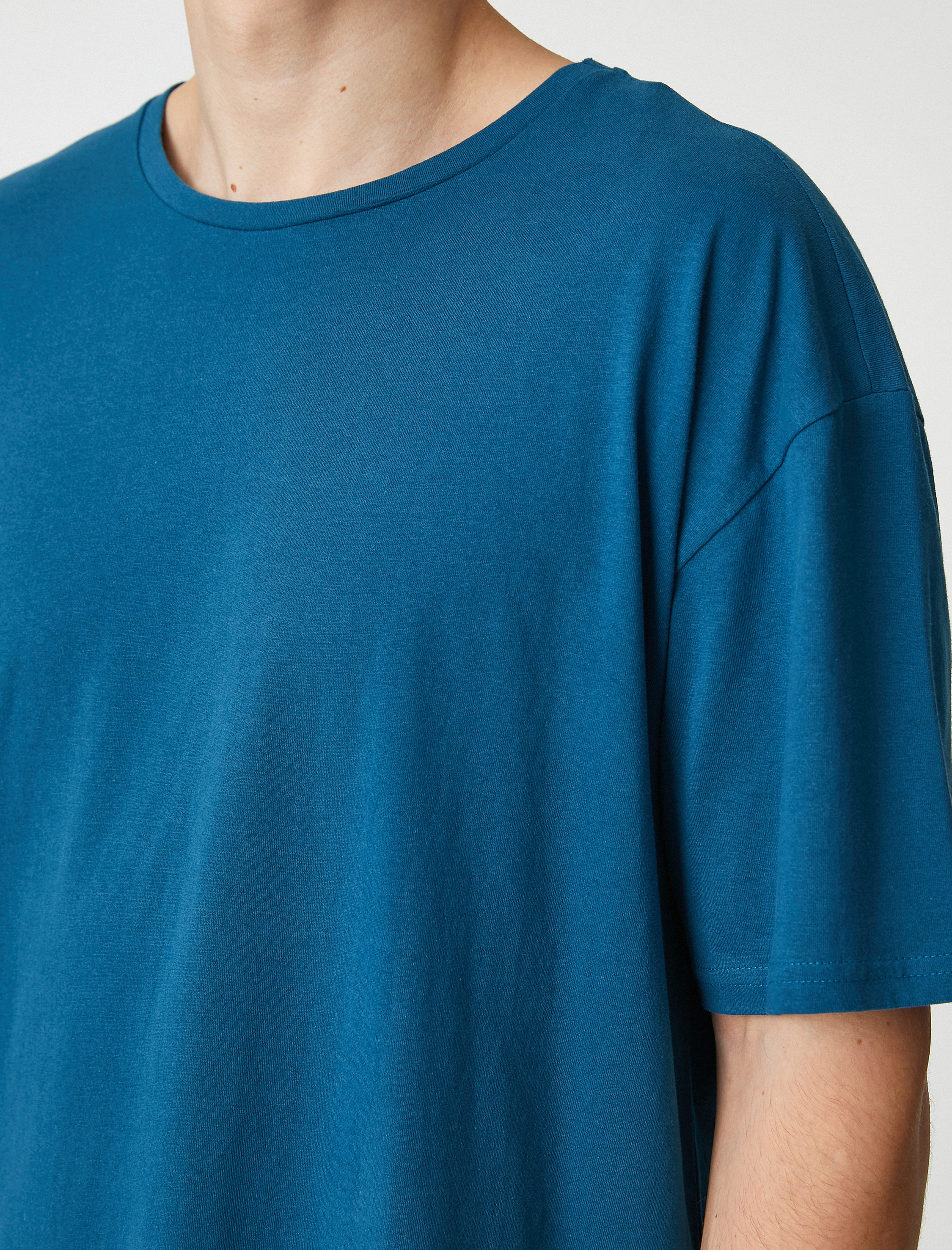 Koton Oversize Basic Tişört Pamuklu. 5