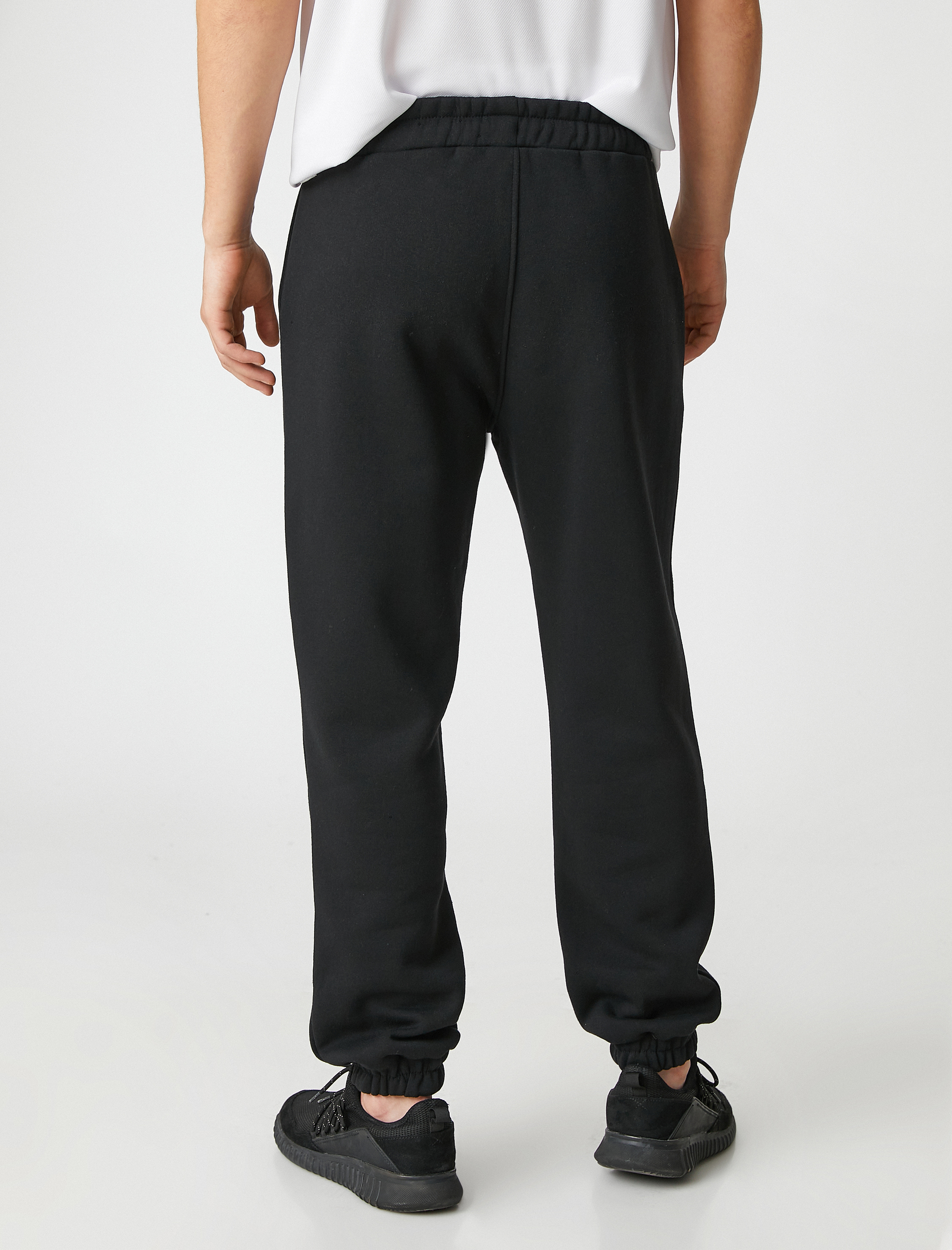   Basic Şardonlu Eşofman Altı Beli Bağcıklı