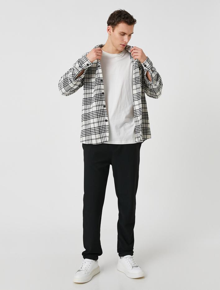  Jogger Eşofman Altı Beli Bağcıklı Cep Detaylı