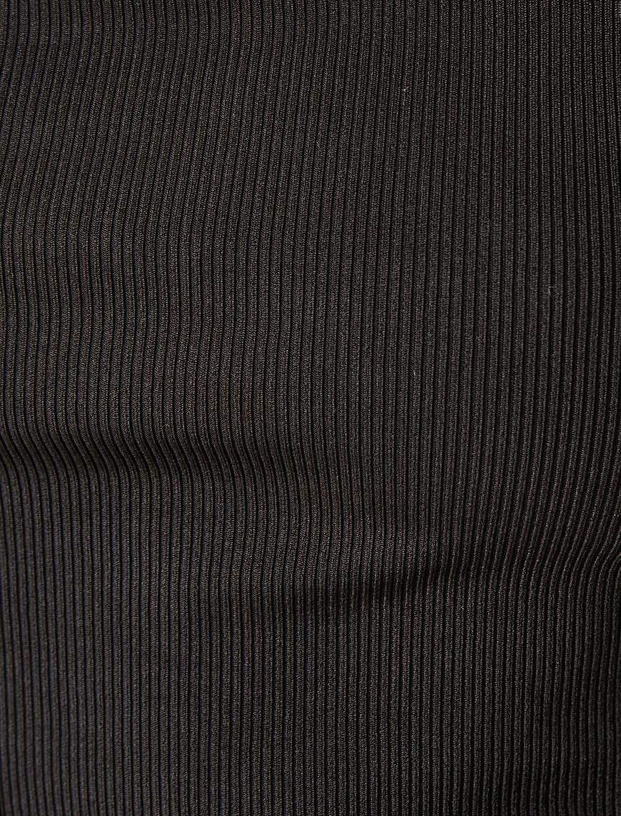   Kare Yaka Crop Bluz