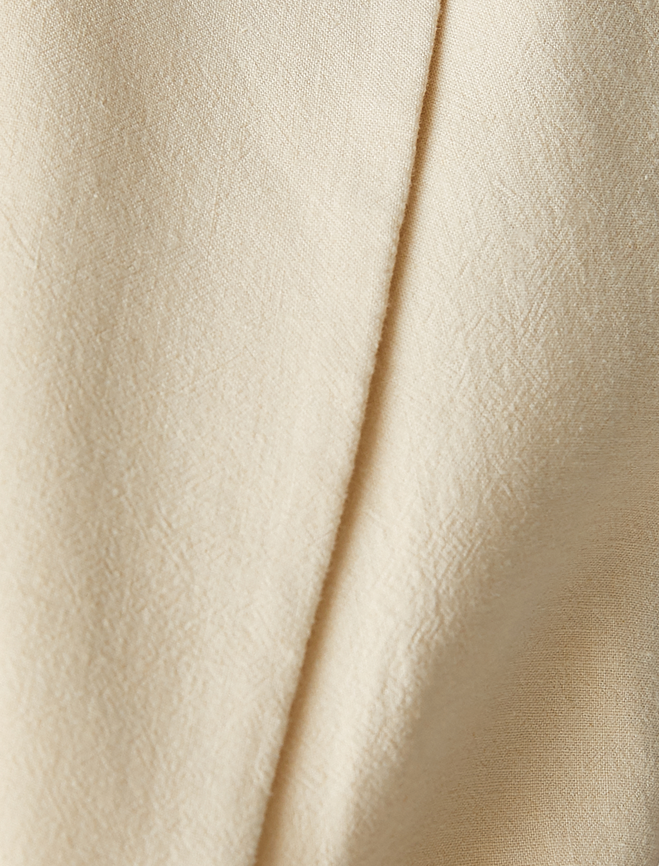   Blazer Yelek Keten Karışımlı Tek Düğmeli