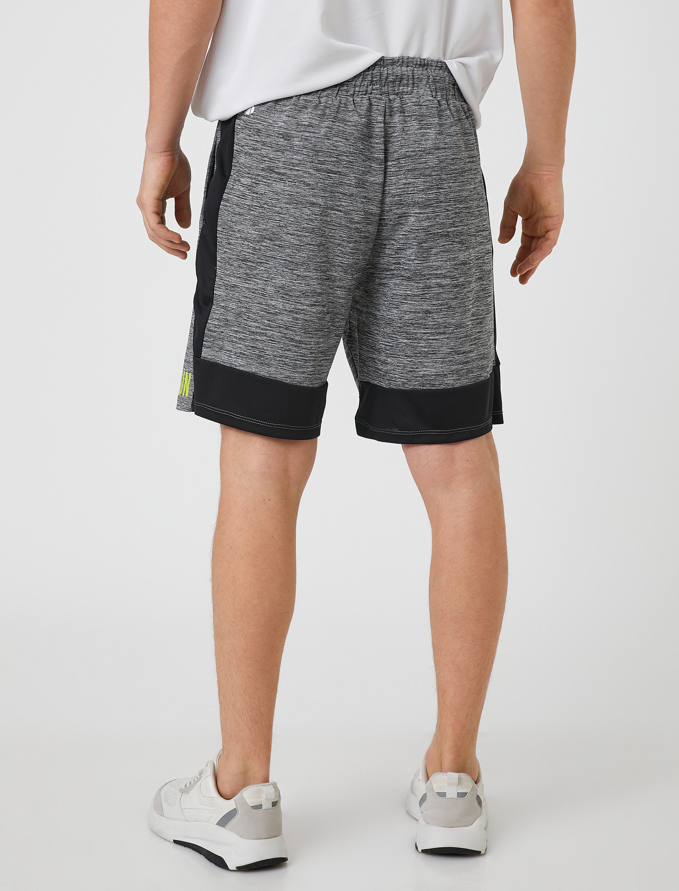   Kırçıllı Spor Şort Baskılı Beli Bağcıklı Cepli