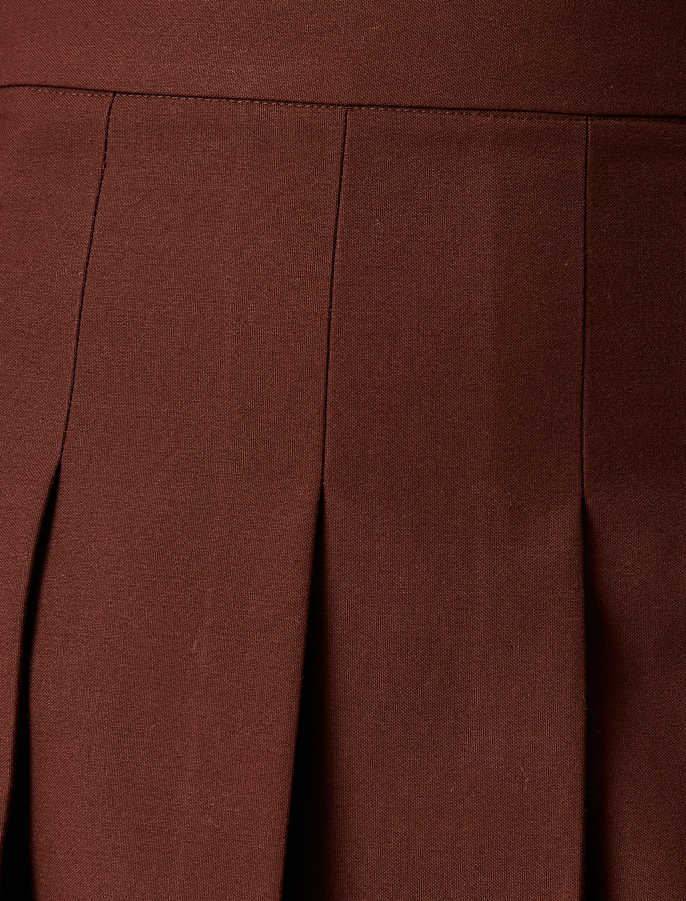   Pileli Etek Mini Yüksek Bel Fermuar Kapama