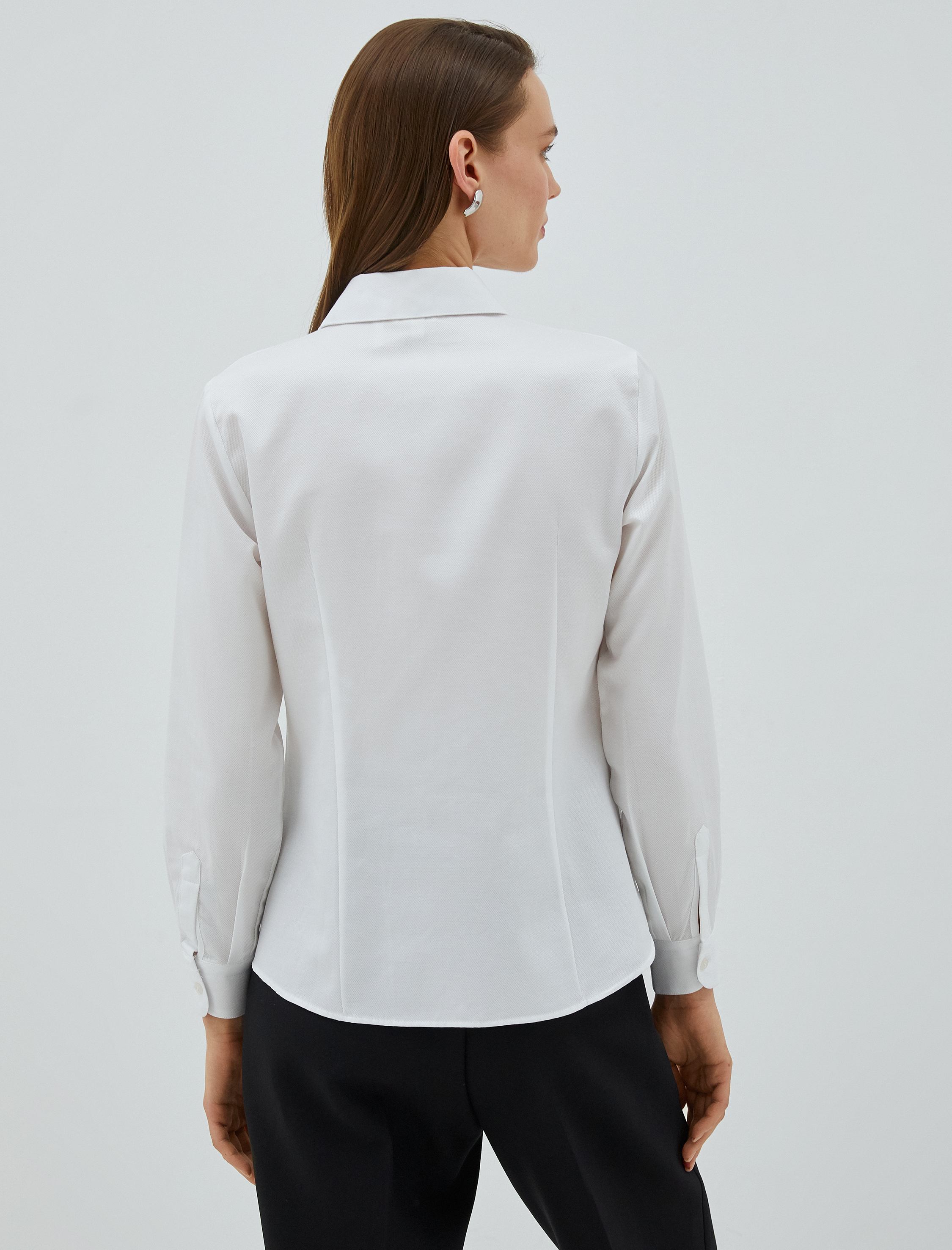   Basic Gömlek Uzun Kollu