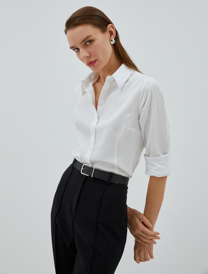  Basic Gömlek Uzun Kollu