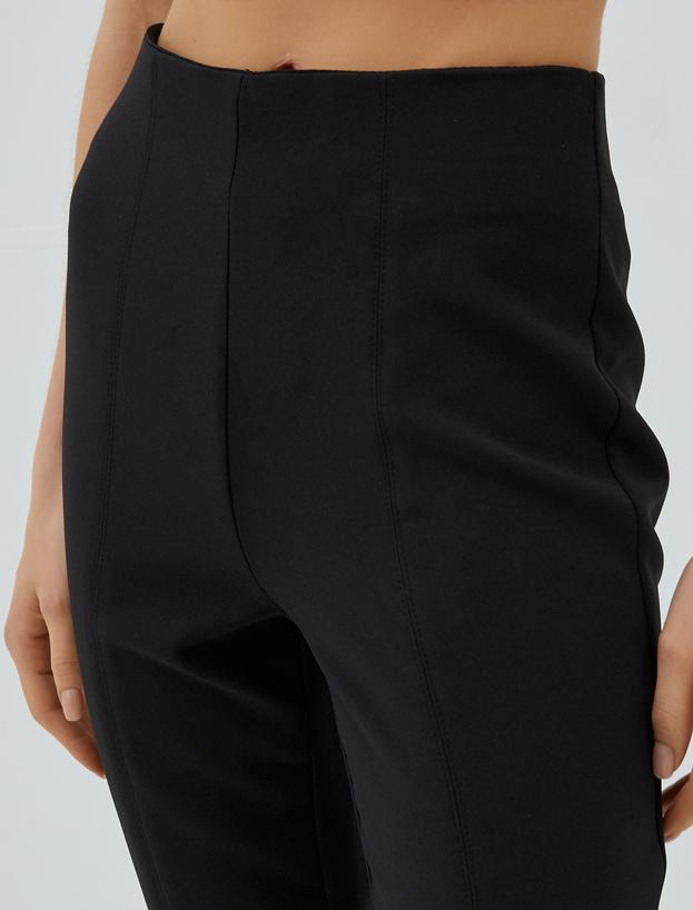   Yırtmaçlı Pantolon İspanyol Paça Slim Fit