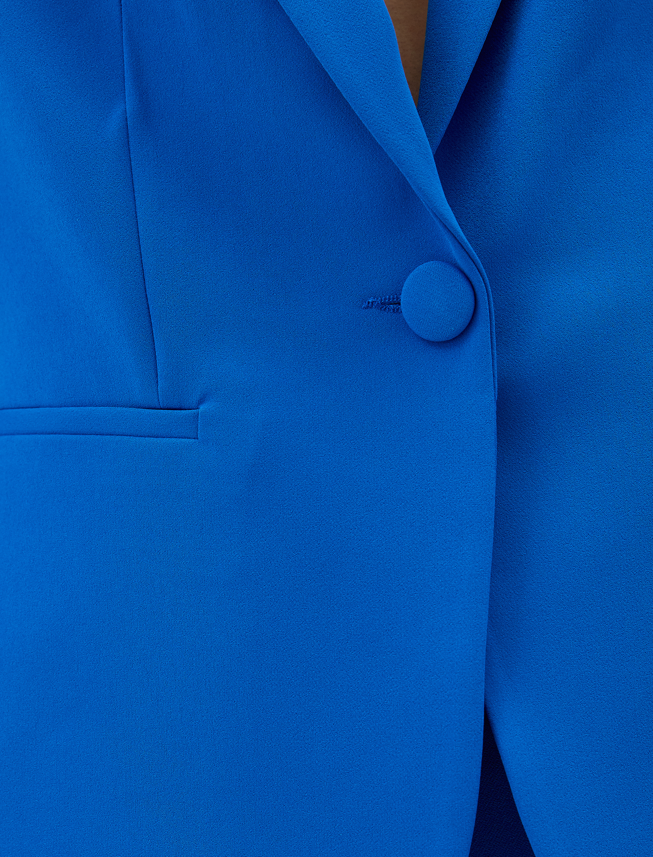 Koton Tek Düğmeli Blazer Ceket Yırtmaç Detaylı. 6