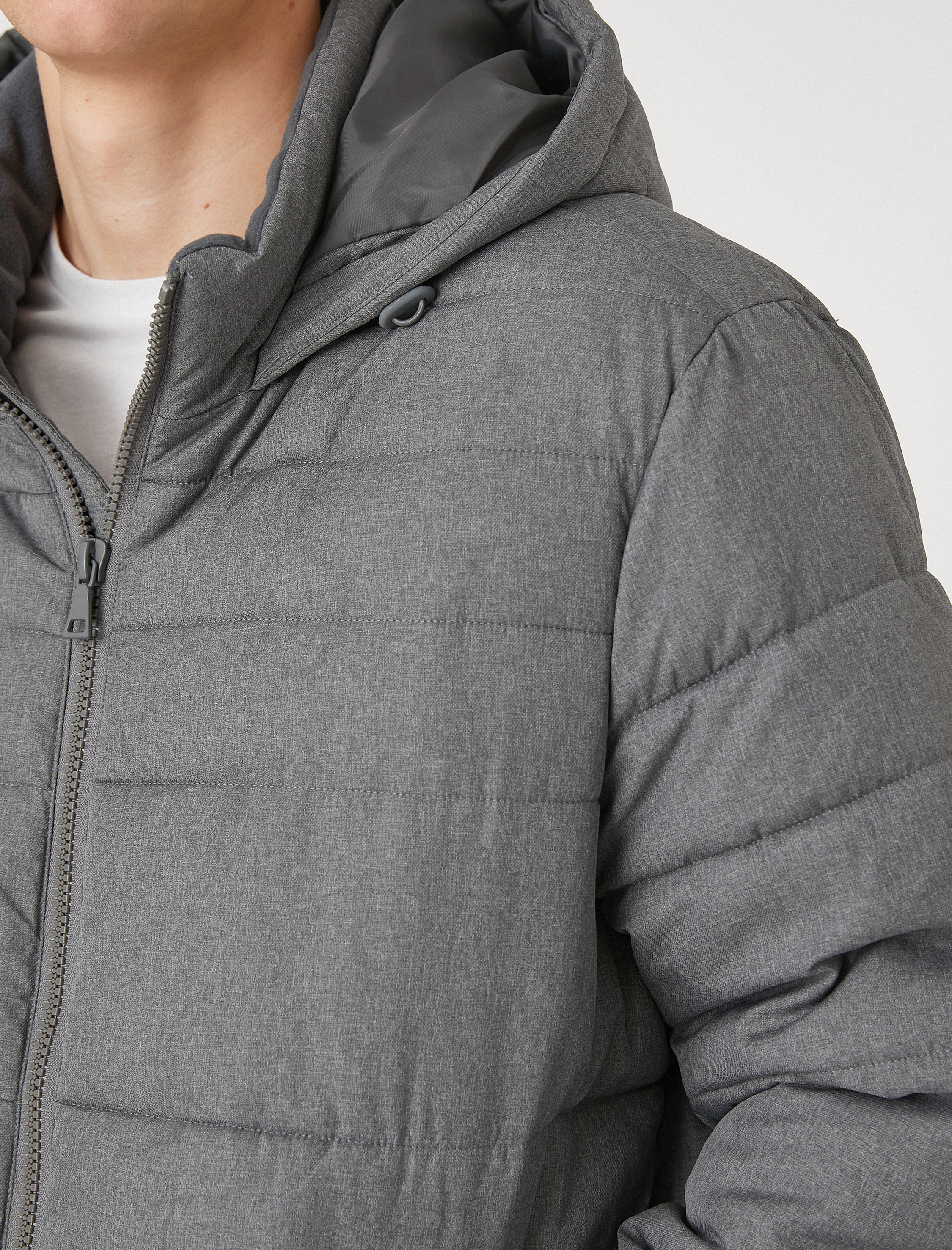   Anorak Şişme Mont Kapşonlu Cepli