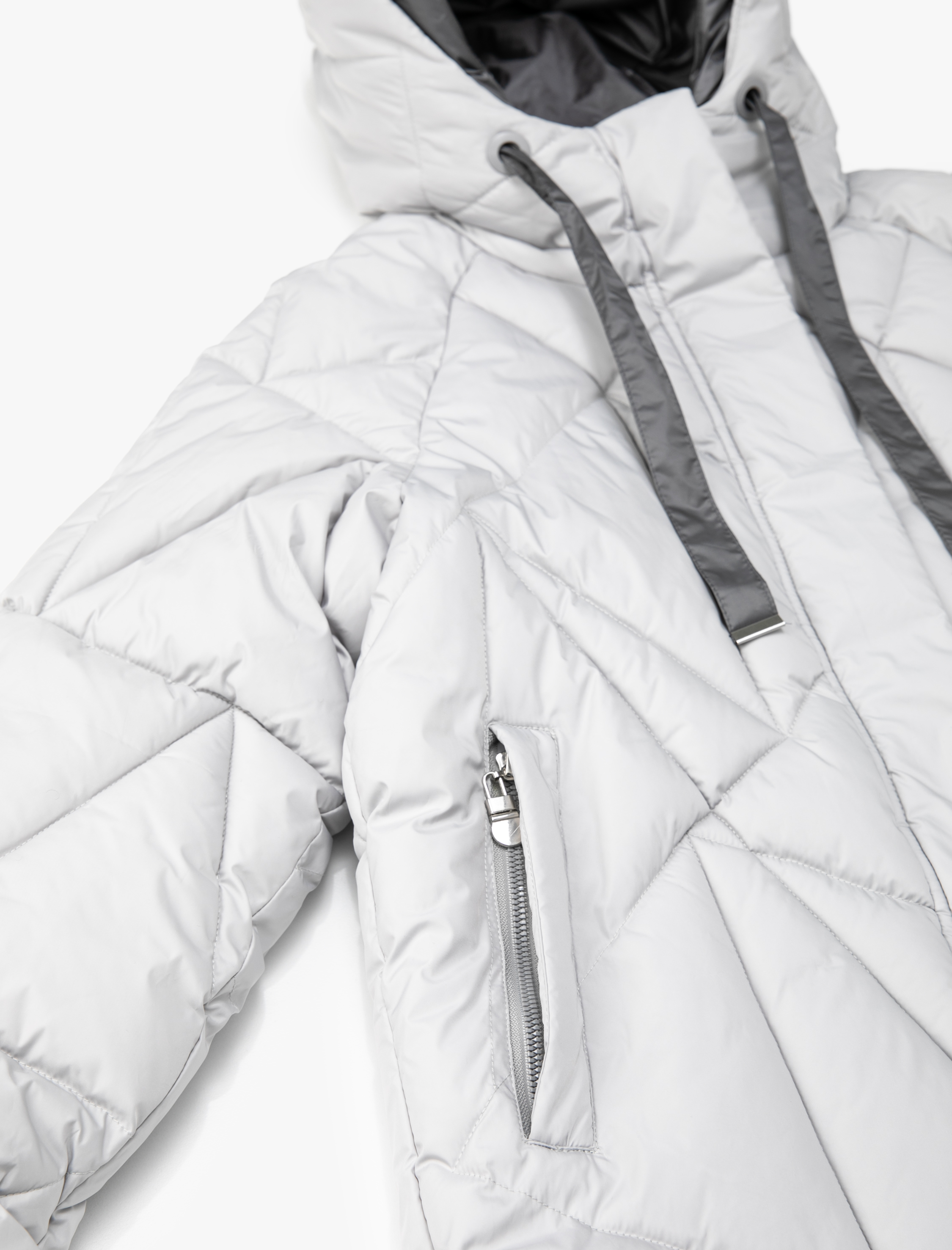   Şişme Mont Kapüşonlu Ekstra Sıcak Tutan Polar Astarlı