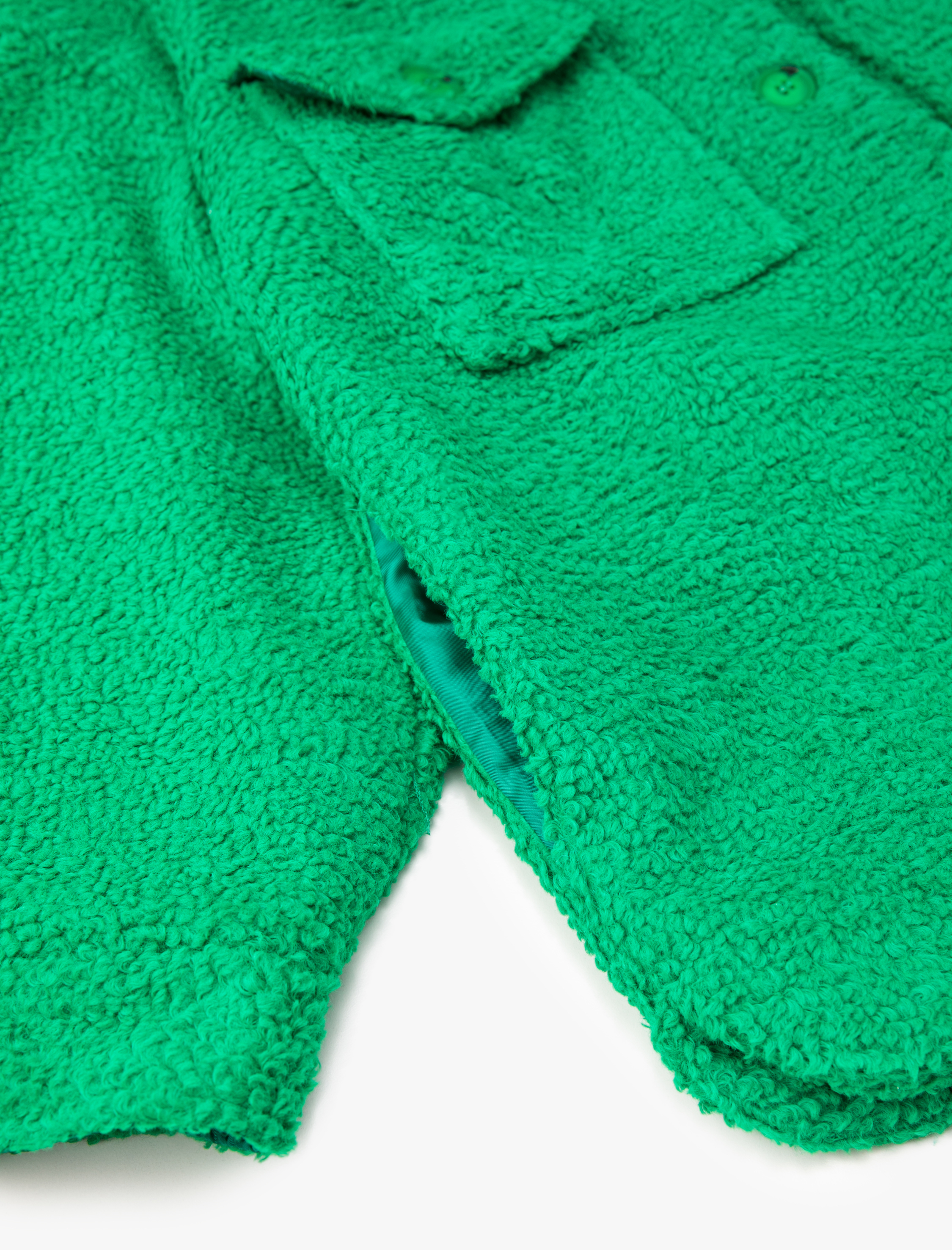   Cepli Oversize Peluş Ceket