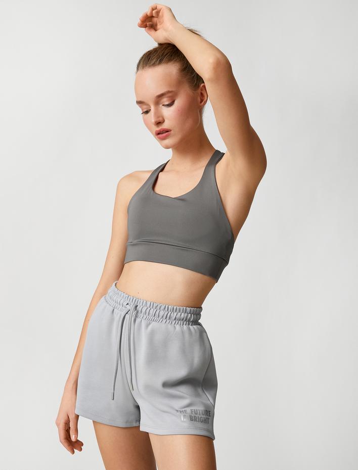  Mini Spor Şort Yumuşak Dokulu Modal Karışımlı