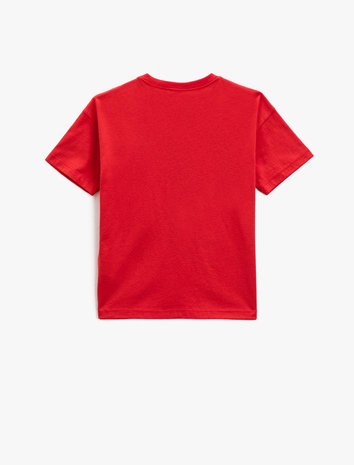 Erkek Çocuk Atatürk Baskılı Tişört Kısa Kollu Bisiklet Yaka