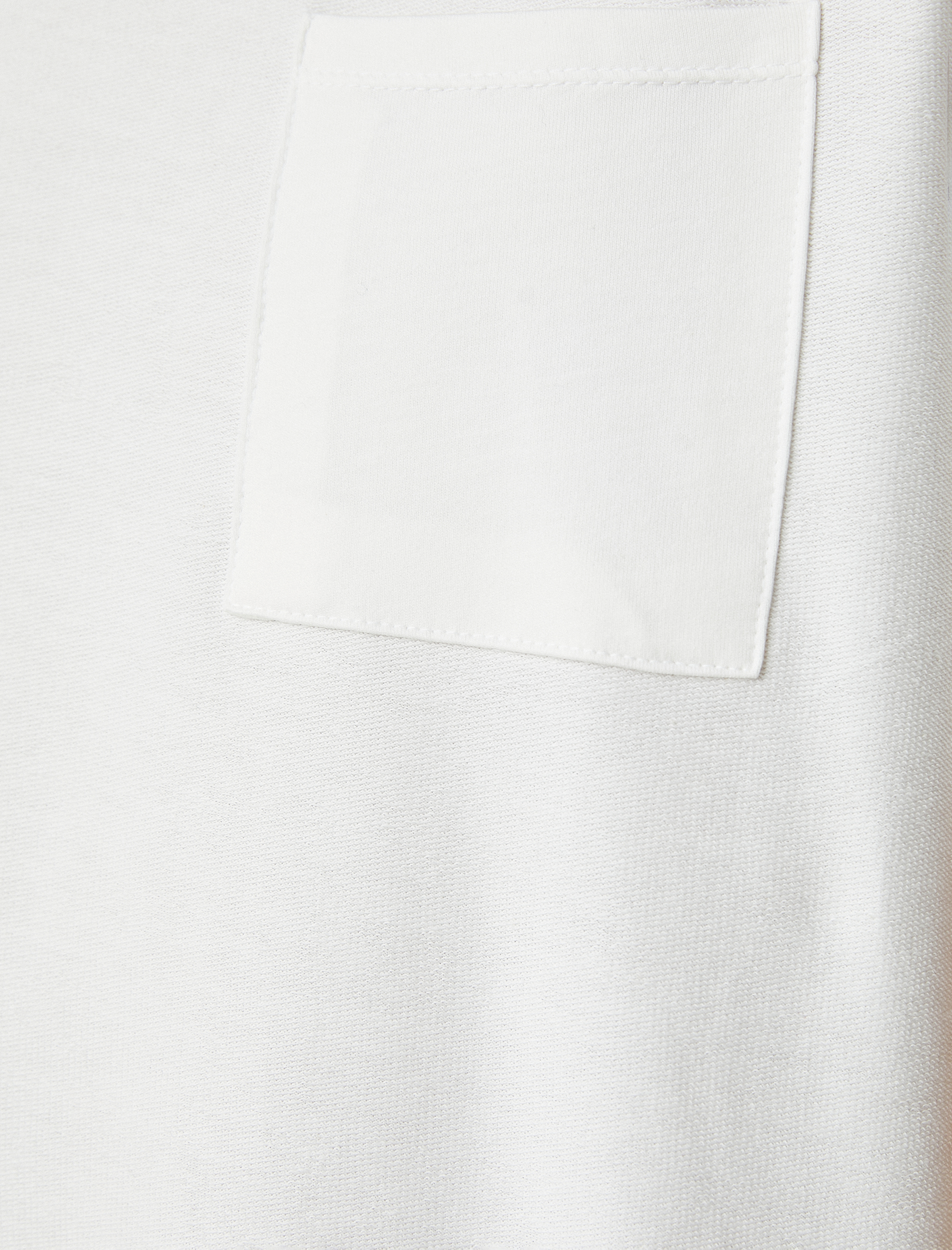   Basic Tişört Cep Detaylı Bisiklet Yaka Kısa Kollu Pamuklu