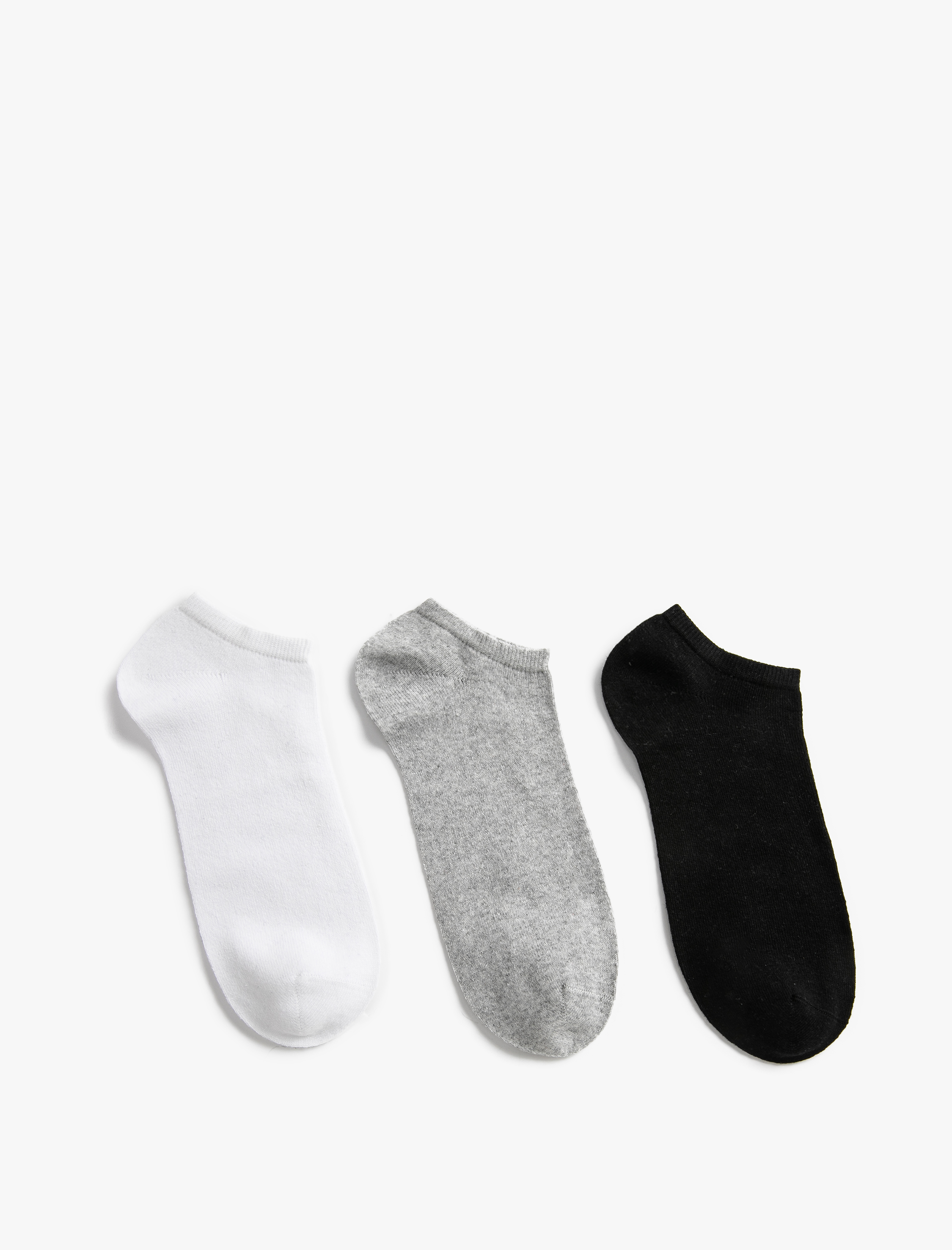 Koton 3'lü Basic Patik Çorap Seti. 2