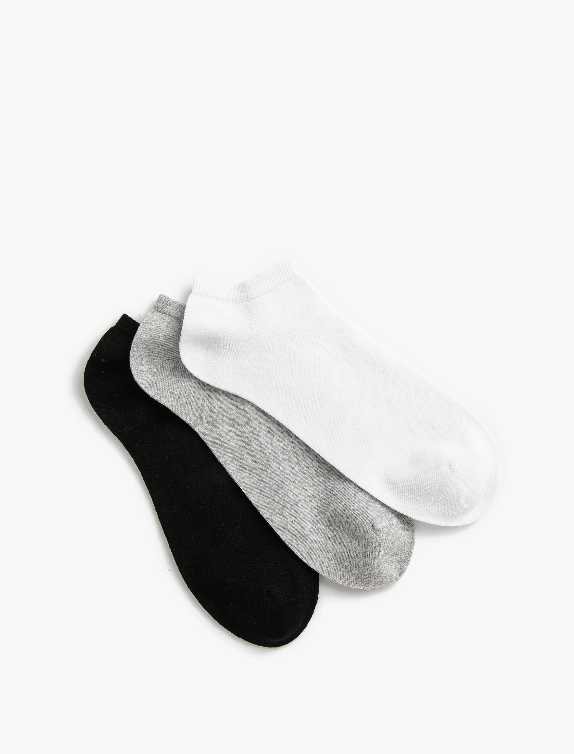 Koton 3'lü Basic Patik Çorap Seti. 1