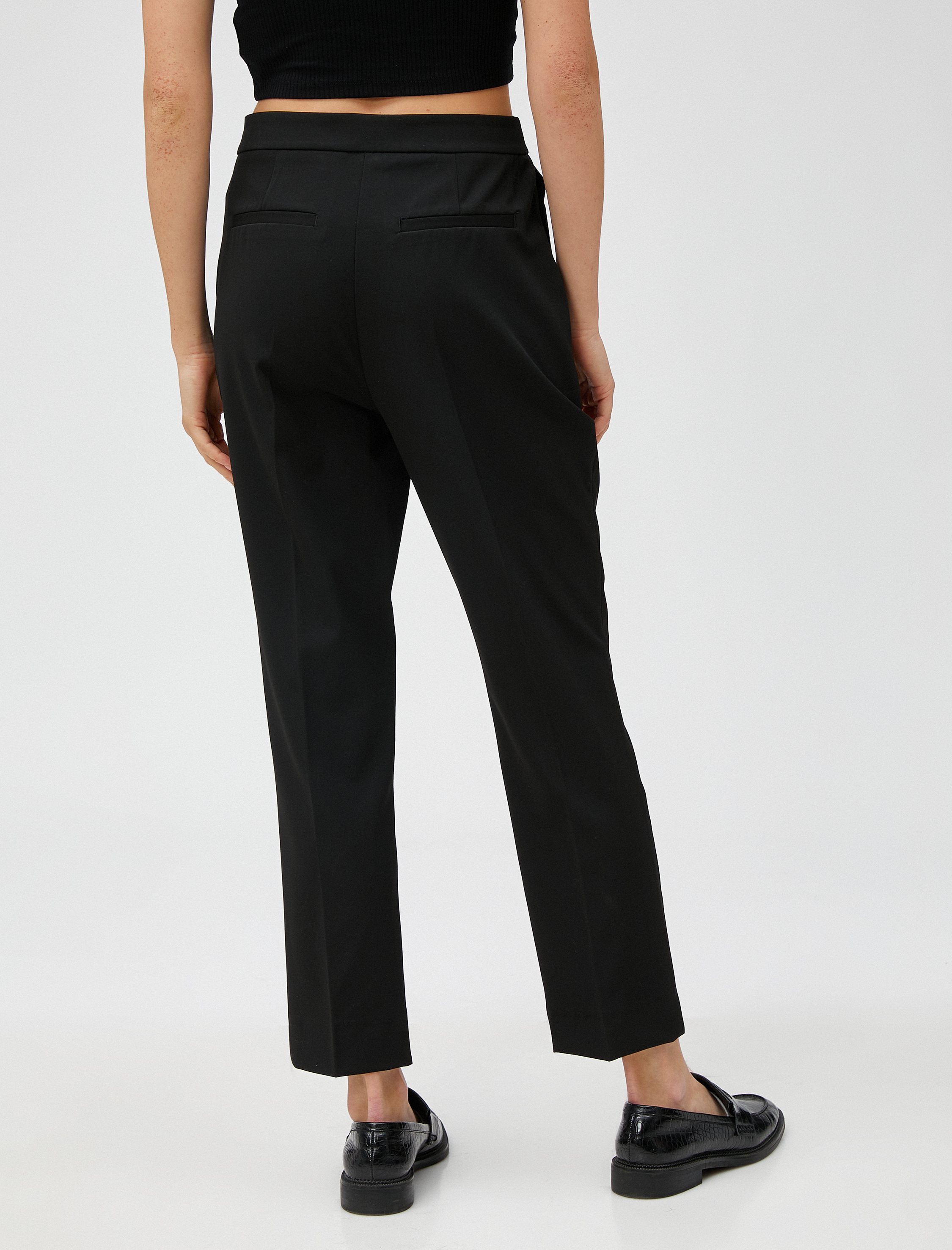   Cigarette Kumaş Pantolon Cepli