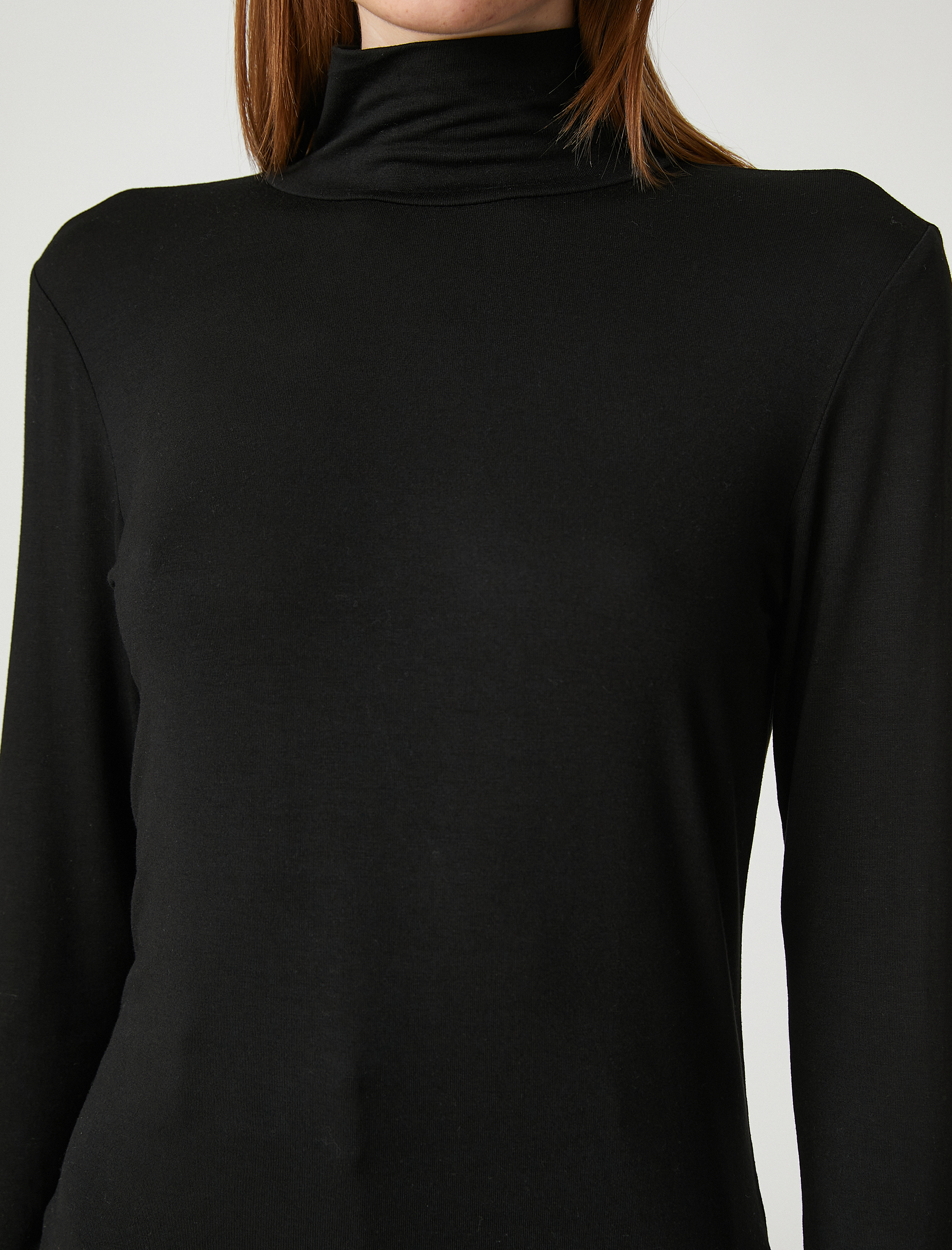   Uzun Kollu Tişört Balıkçı Yaka