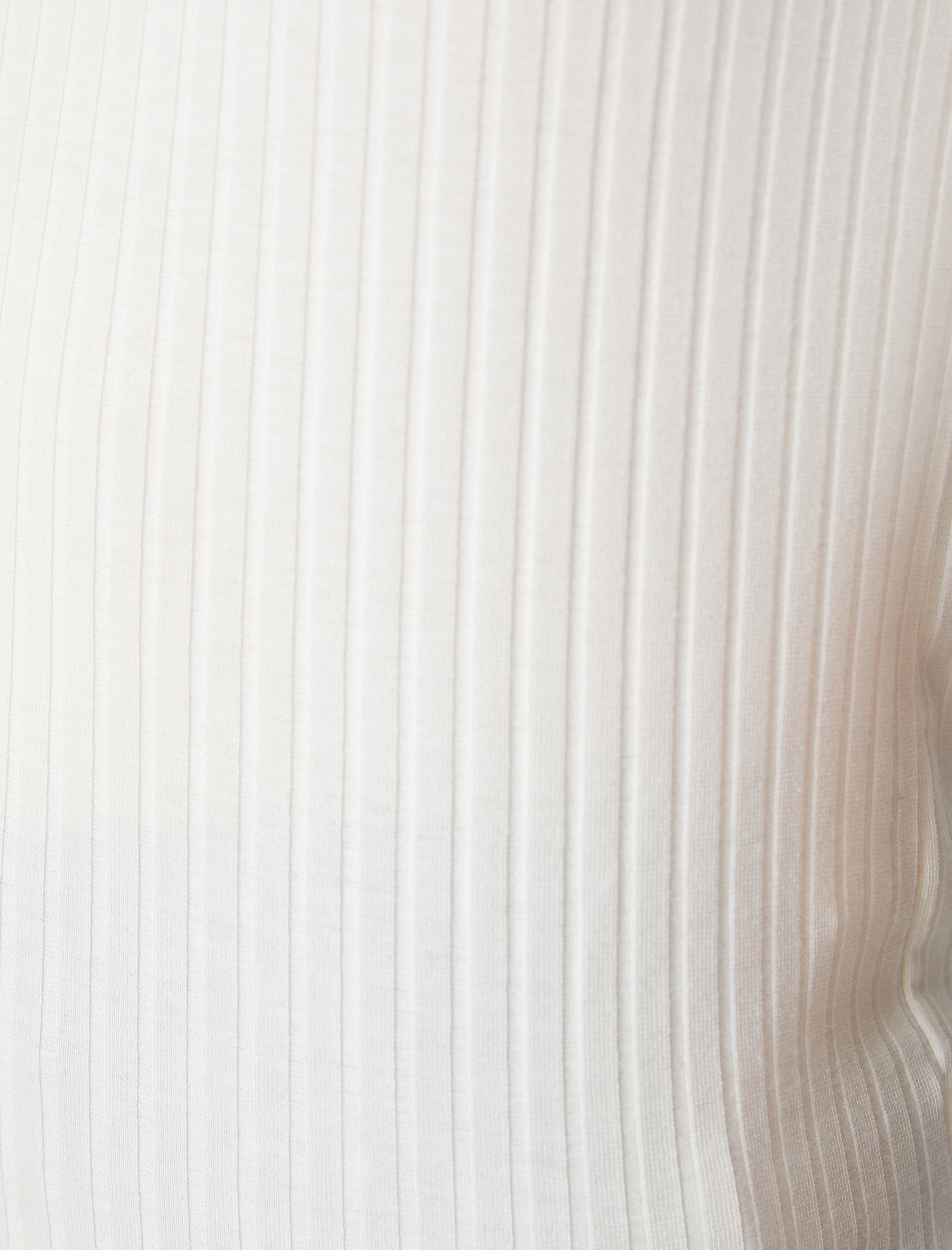   Fitilli Tişört Dik Yaka Düğme Detaylı Kısa Kollu