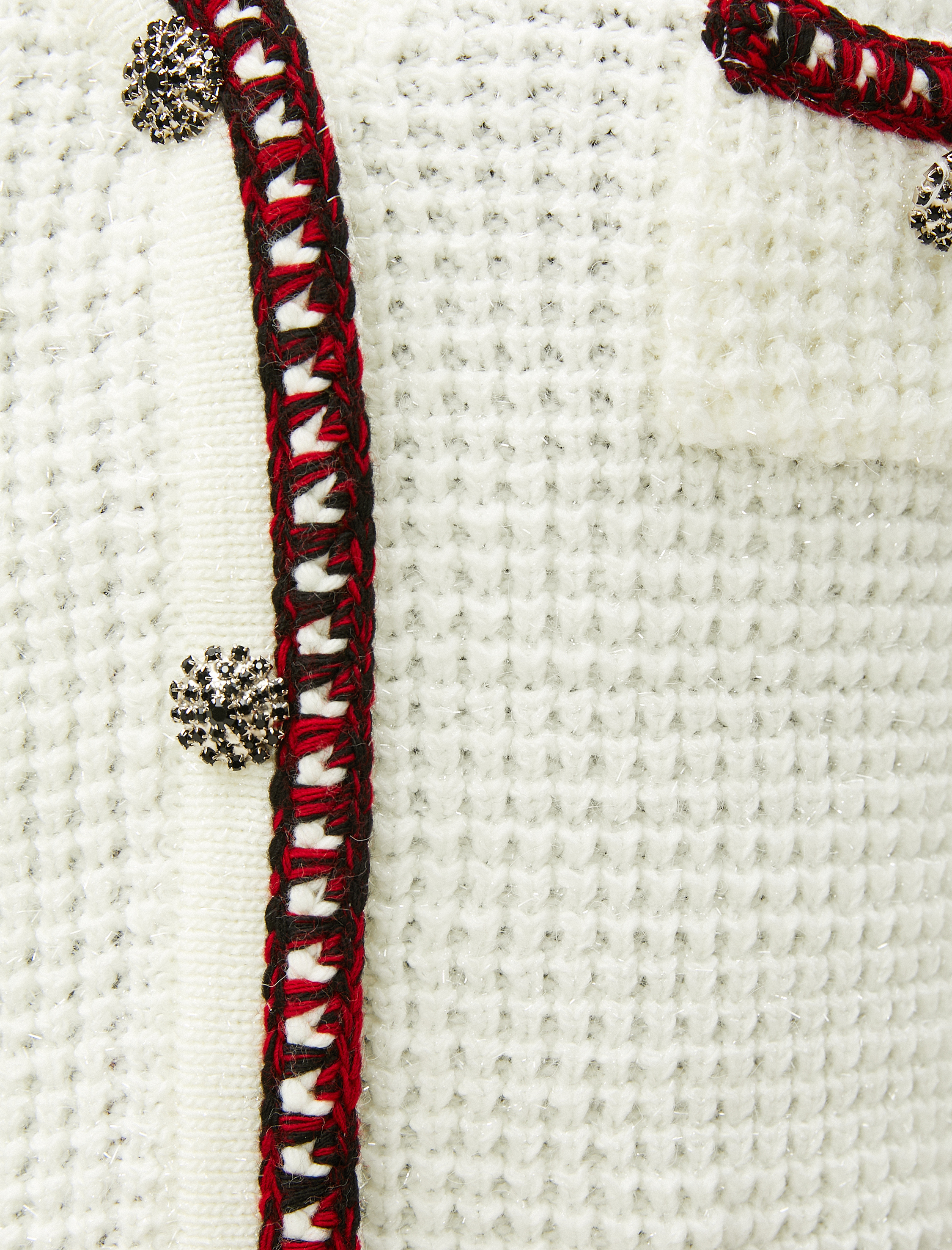   Melis Ağazat X Koton - Düğme Detaylı V Yaka Cepli Örgü Hırka