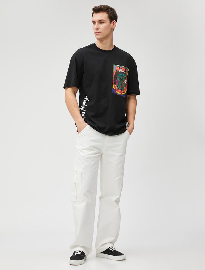  Rick and Morty Oversize Tişört Lisanslı Baskılı Pamuklu