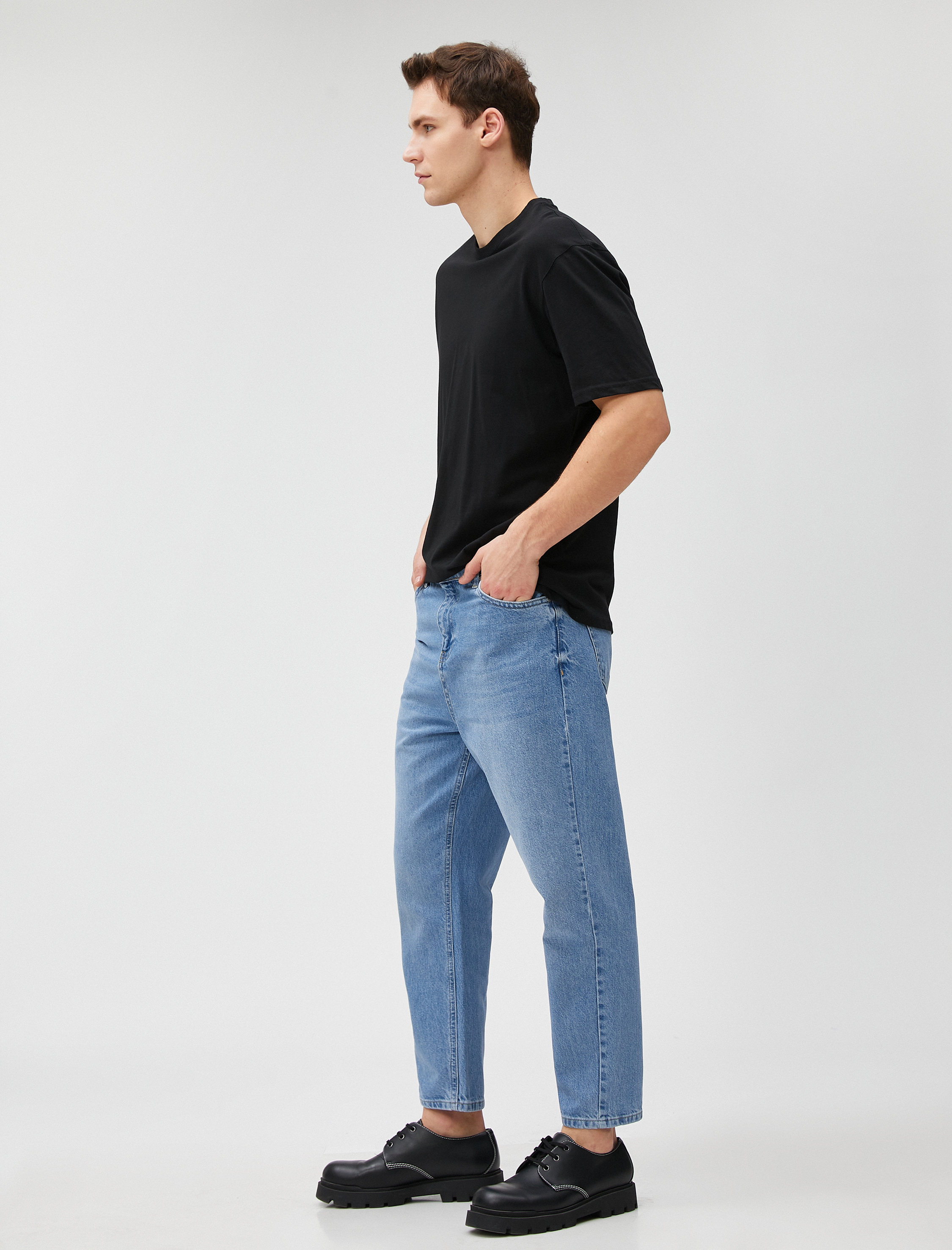   Loose Fit Kot Bol Pantolon - Steve Jean