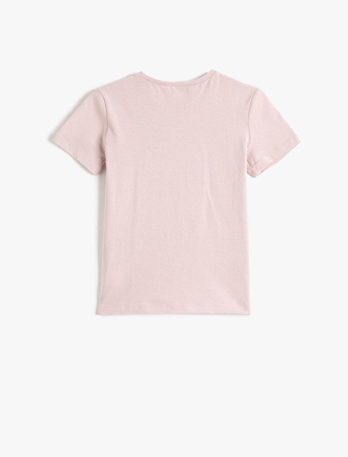 Erkek Çocuk Kuru Kafa Baskılı Kısa Kollu Tişört Bisiklet Yaka Pamuklu