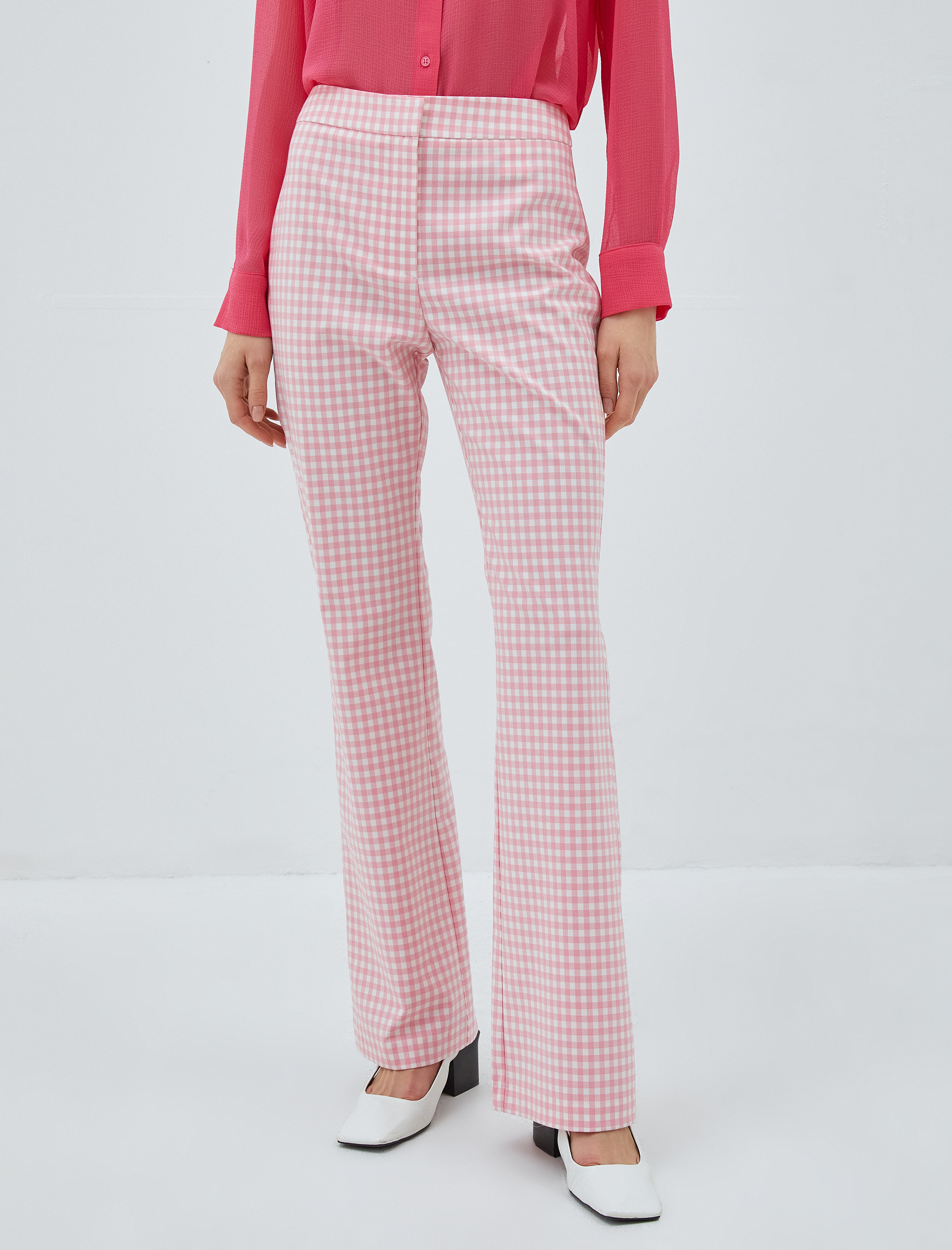   Kumaş İspanyol Paça Pantolon