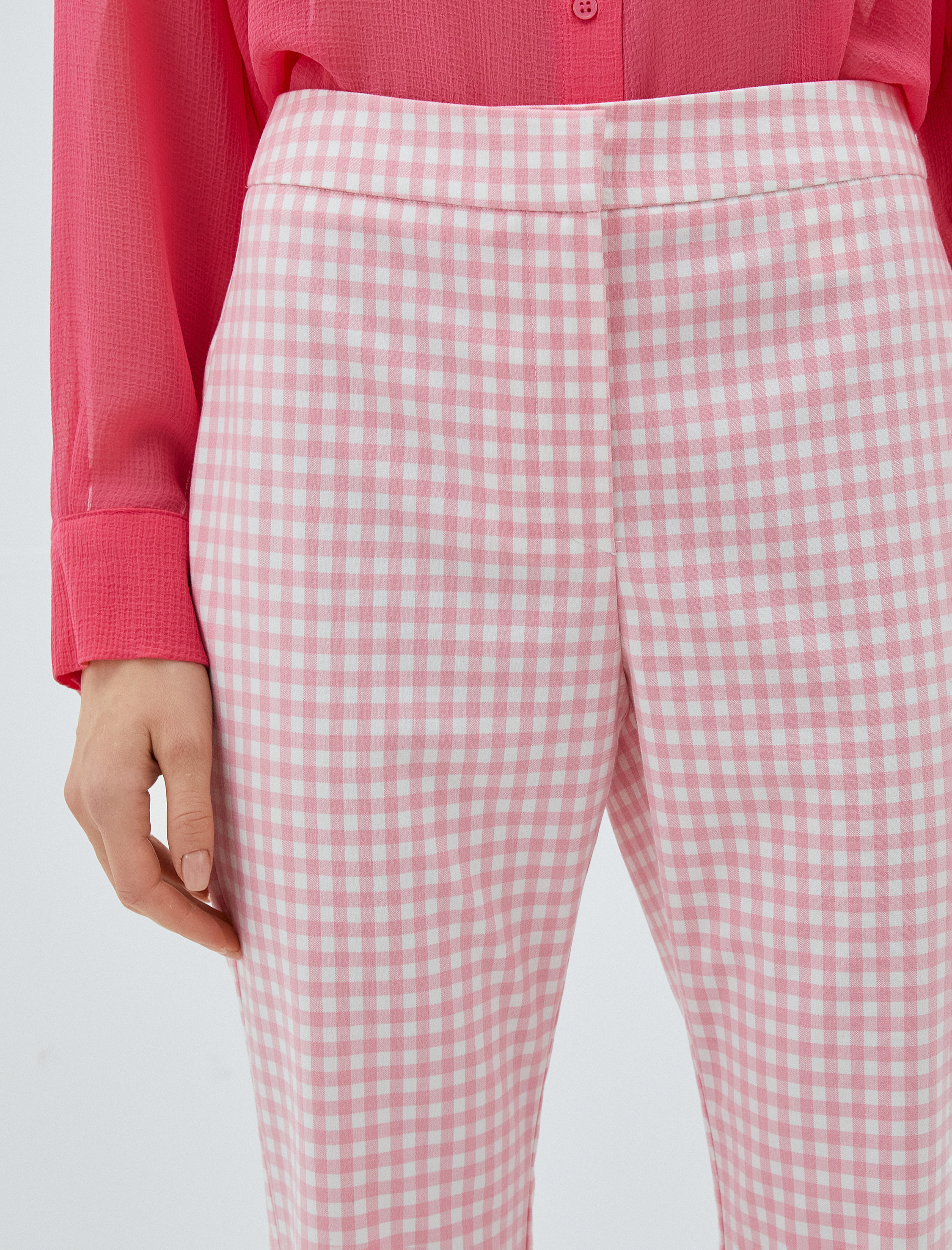   Kumaş İspanyol Paça Pantolon